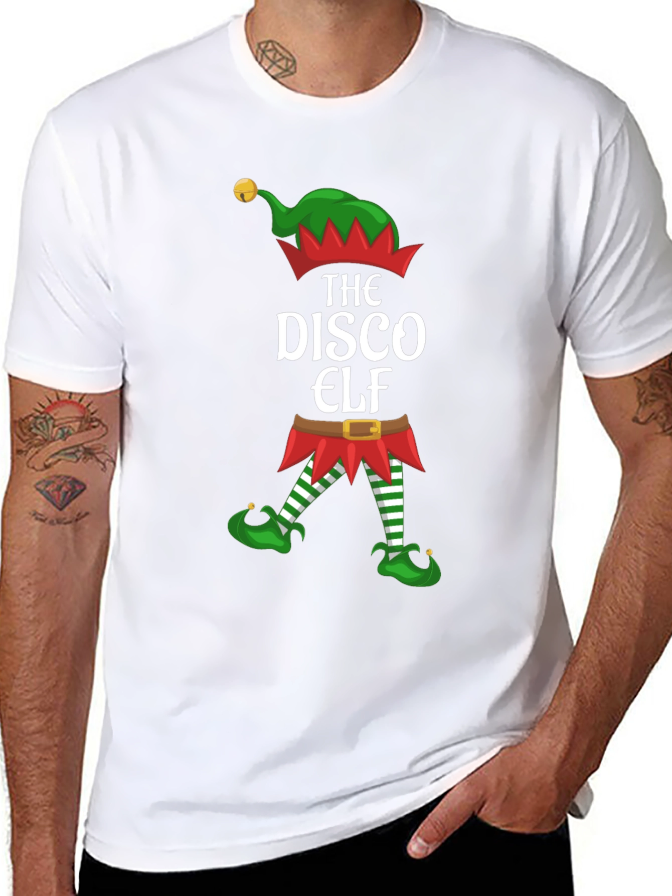Disco Elf Christmas T-Shirt