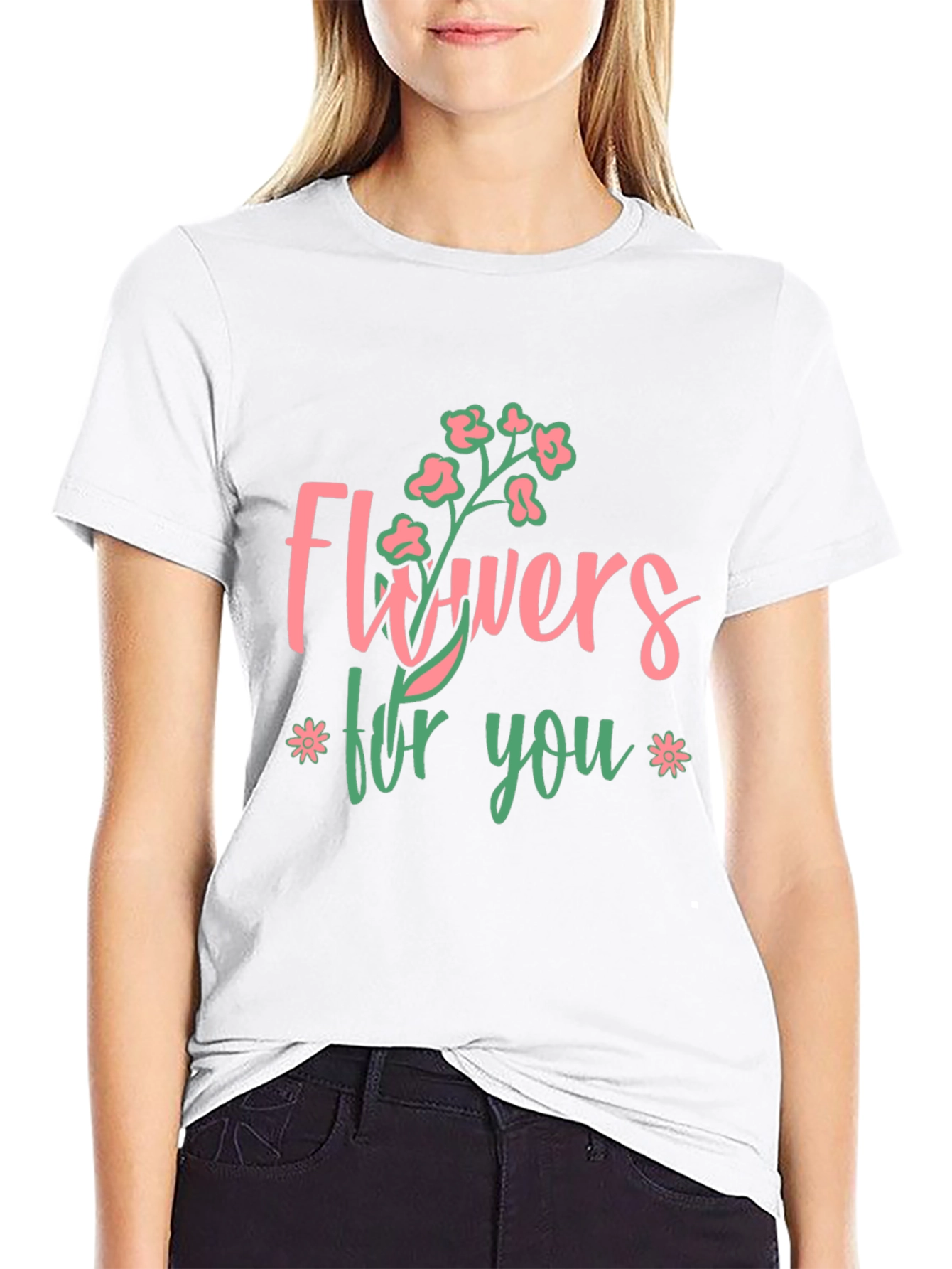Floral Flowers for You Graphic Tee