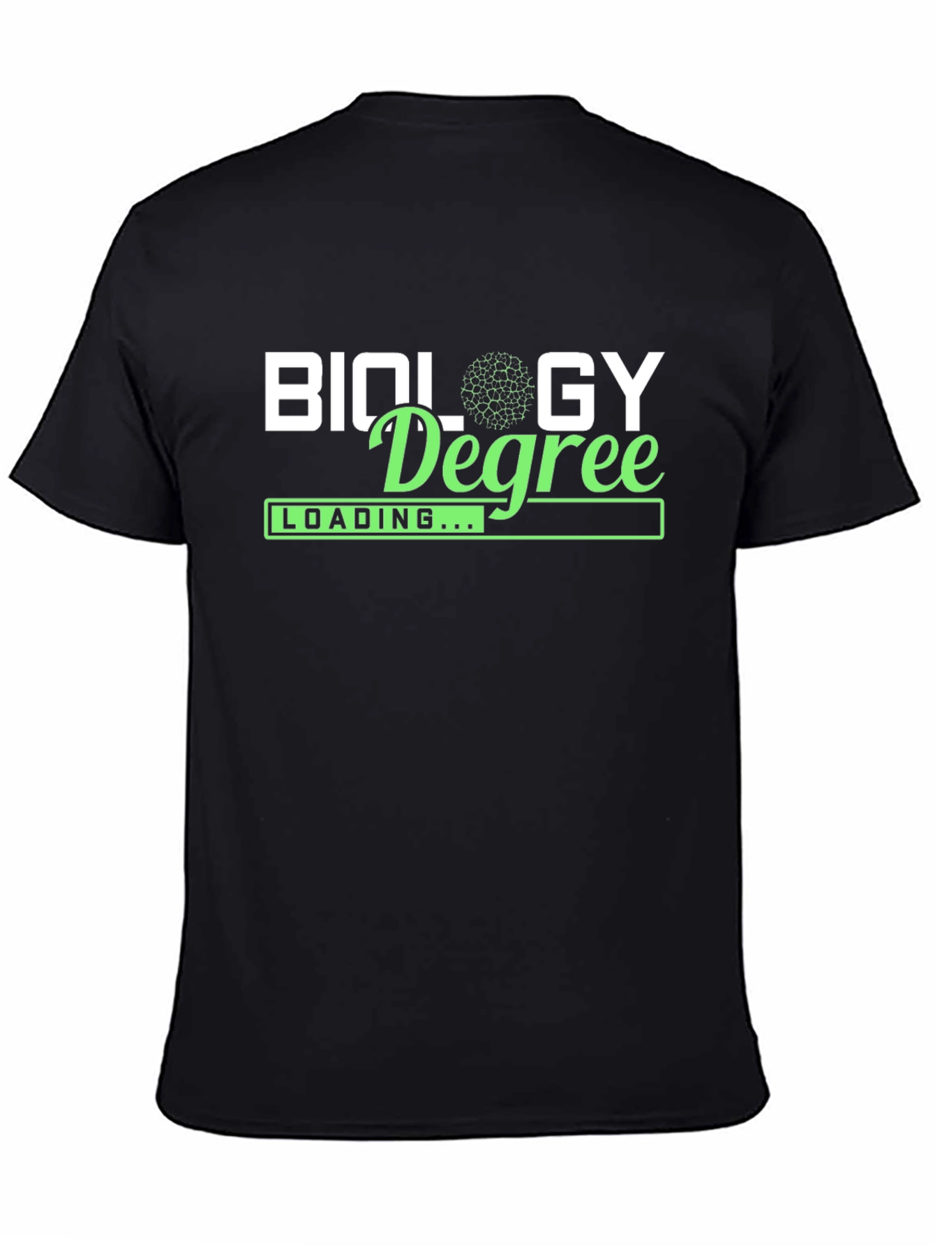 Biology Degree Loading Mens Black T-Shirt