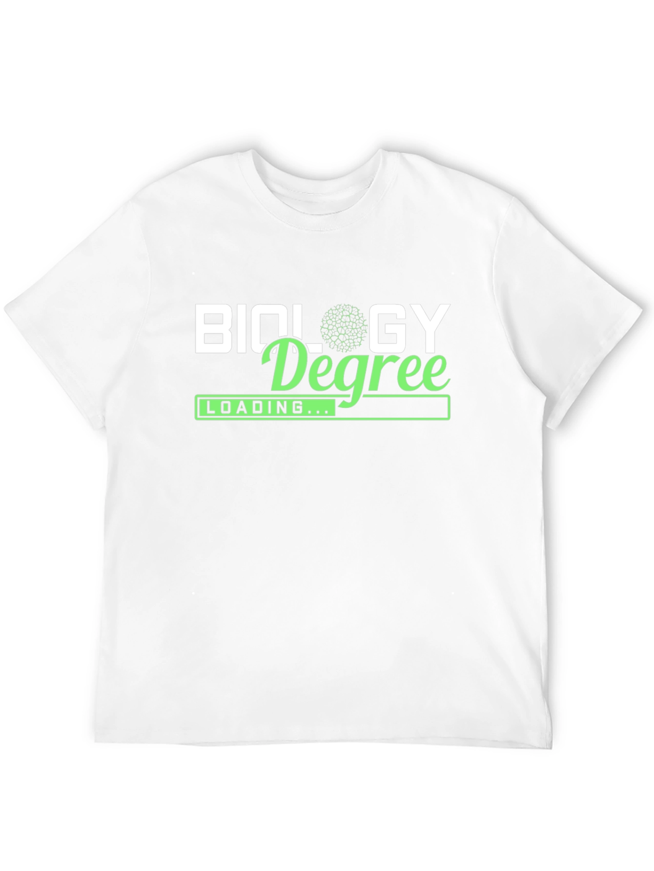Biology Degree Loading Mens Black T-Shirt
