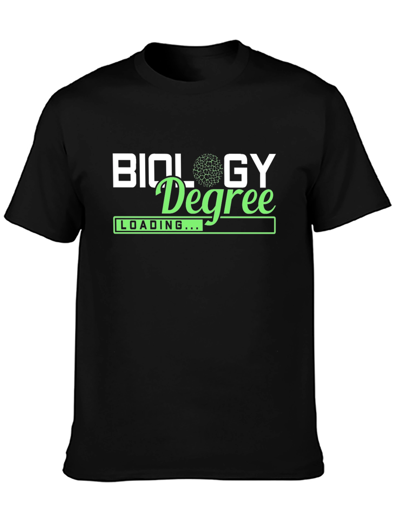 Biology Degree Loading Mens Black T-Shirt
