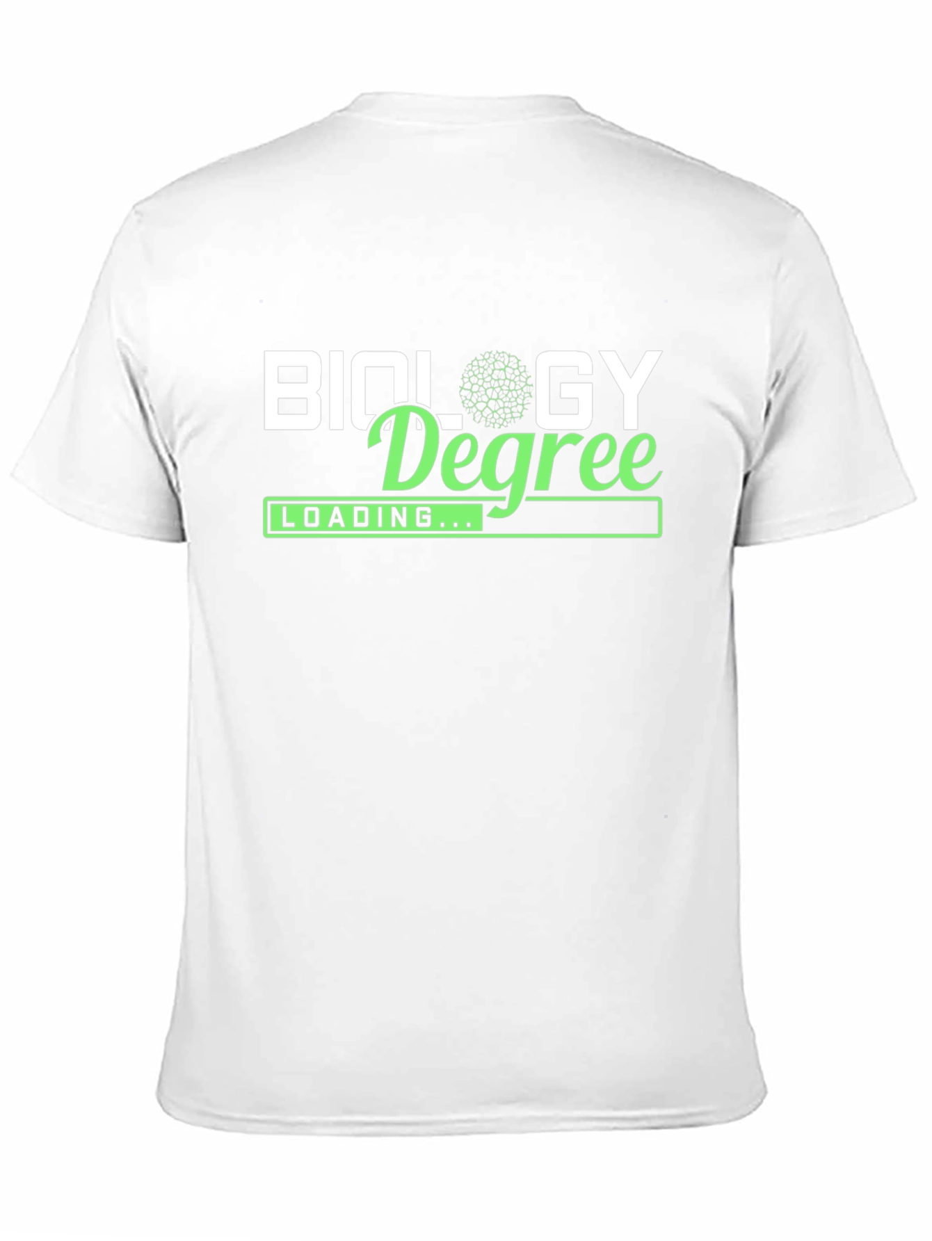 Biology Degree Loading Mens Black T-Shirt