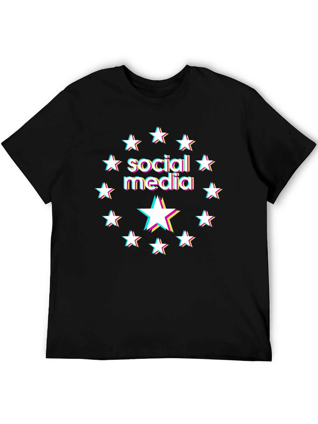 Social Media Star Black T-Shirt