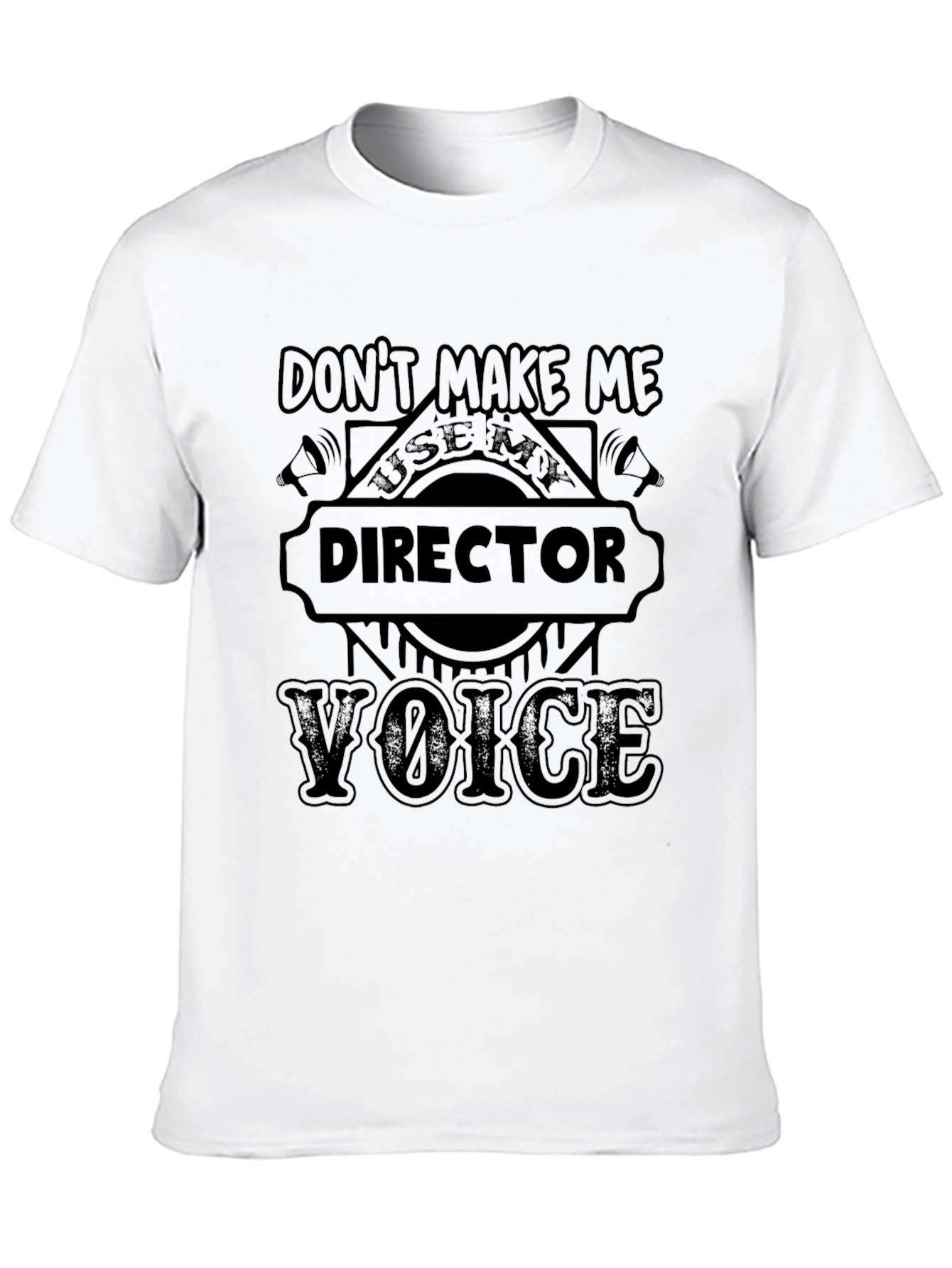 Director Voice T-Shirt: Funny Film Crew Tee