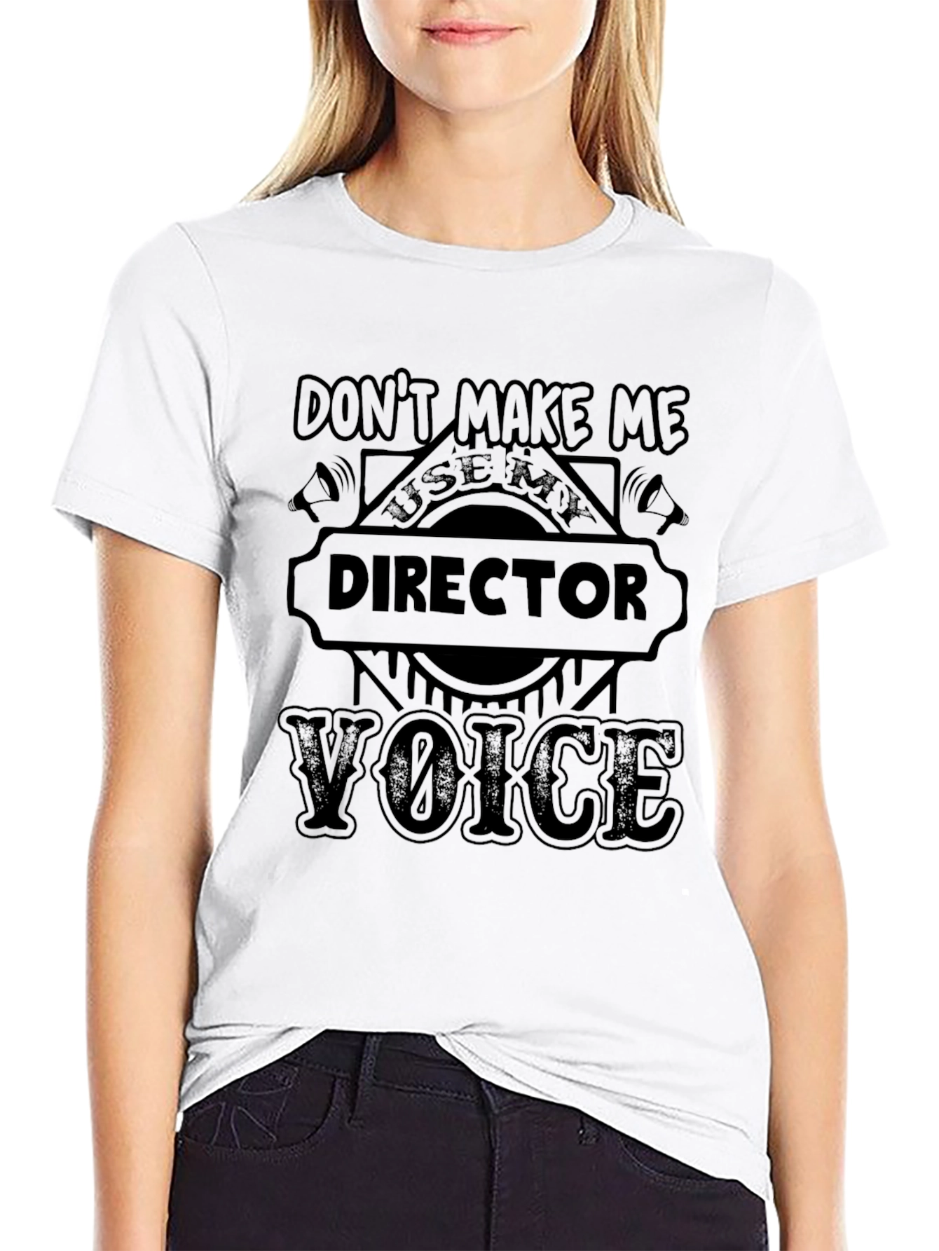 Director Voice T-Shirt: Funny Film Crew Tee