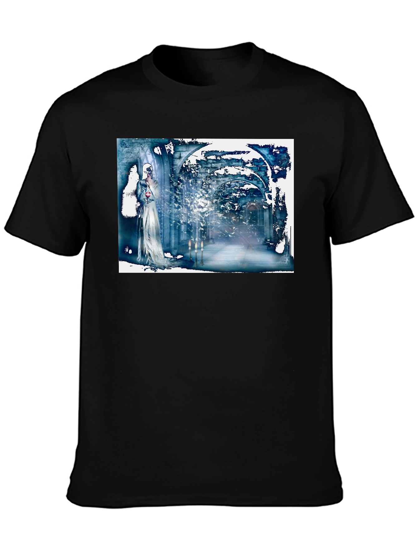 Abstract Gothic T-Shirt: Wearable Art Tee
