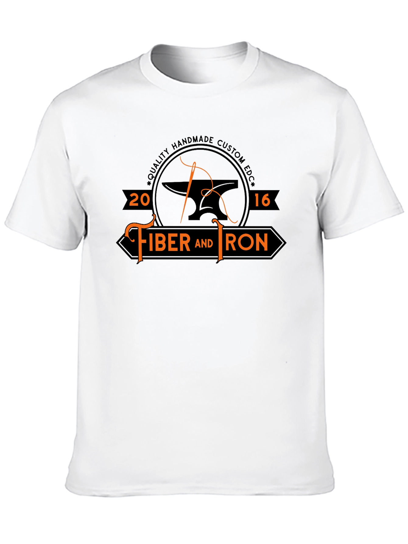 Fiber and Iron Black Graphic Tee