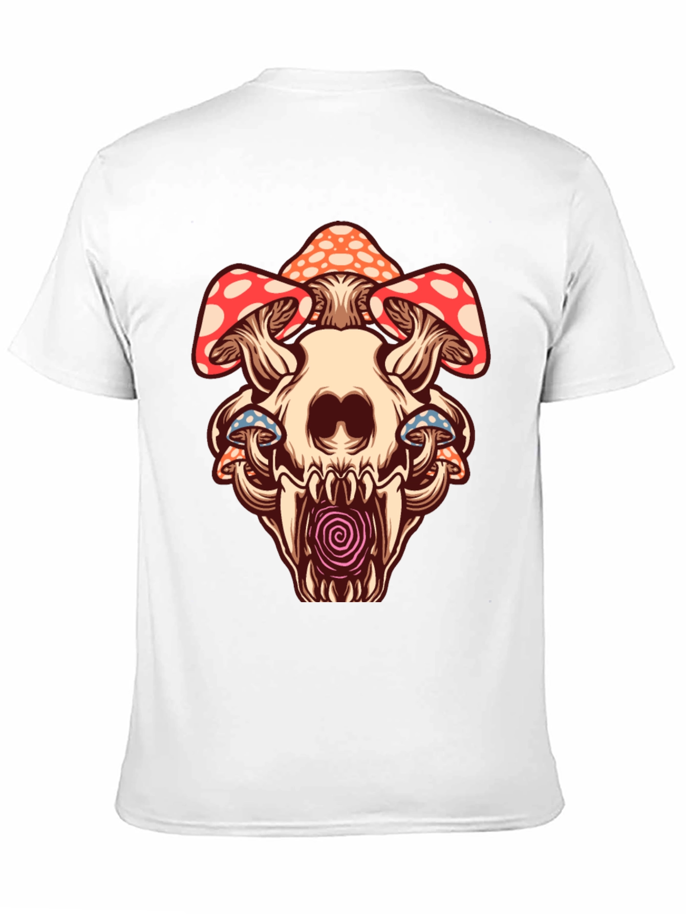 Skull Mushroom Graphic Tee