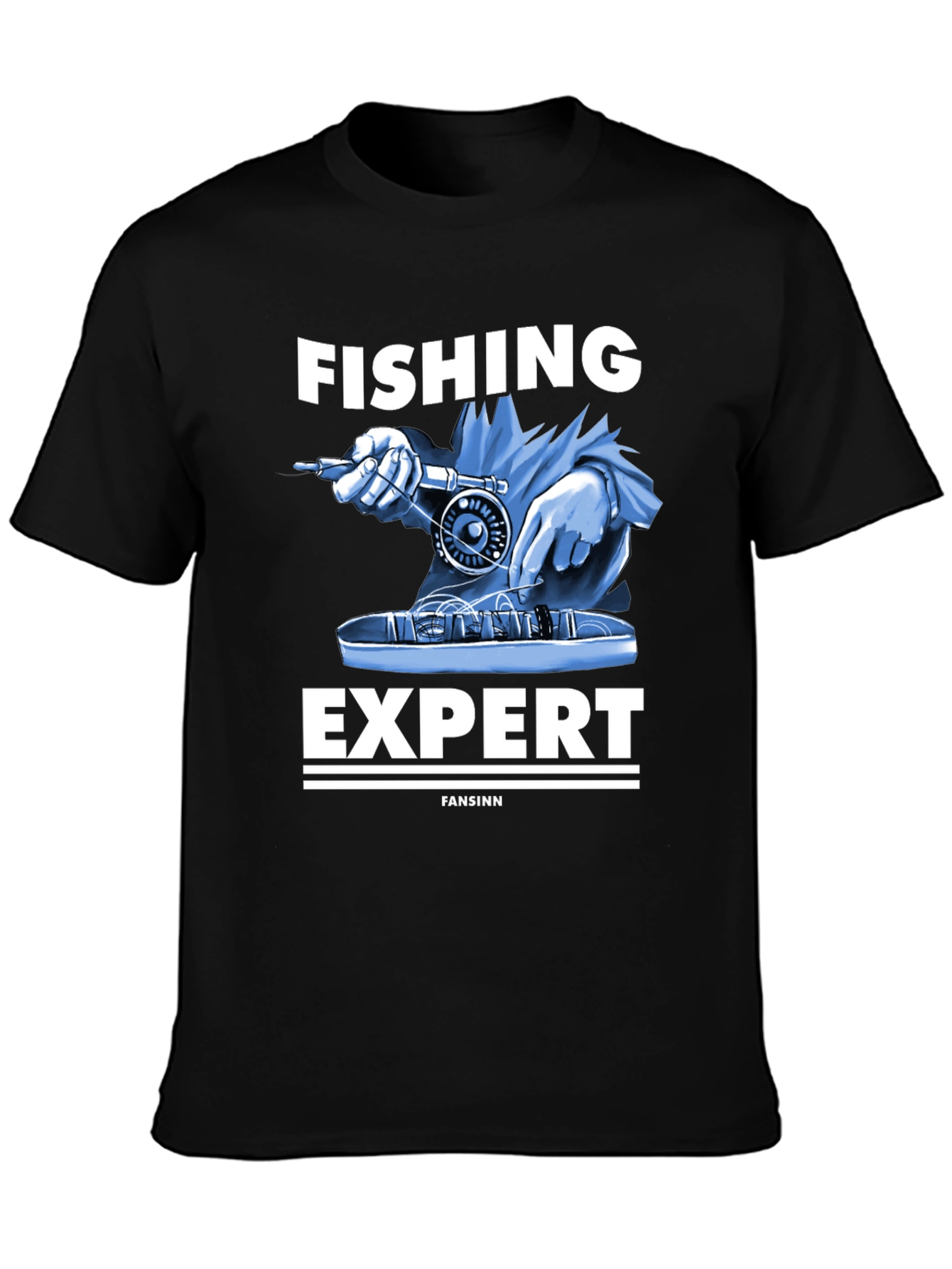 Fishing Expert Graphic Tee - Fly Fishing Design