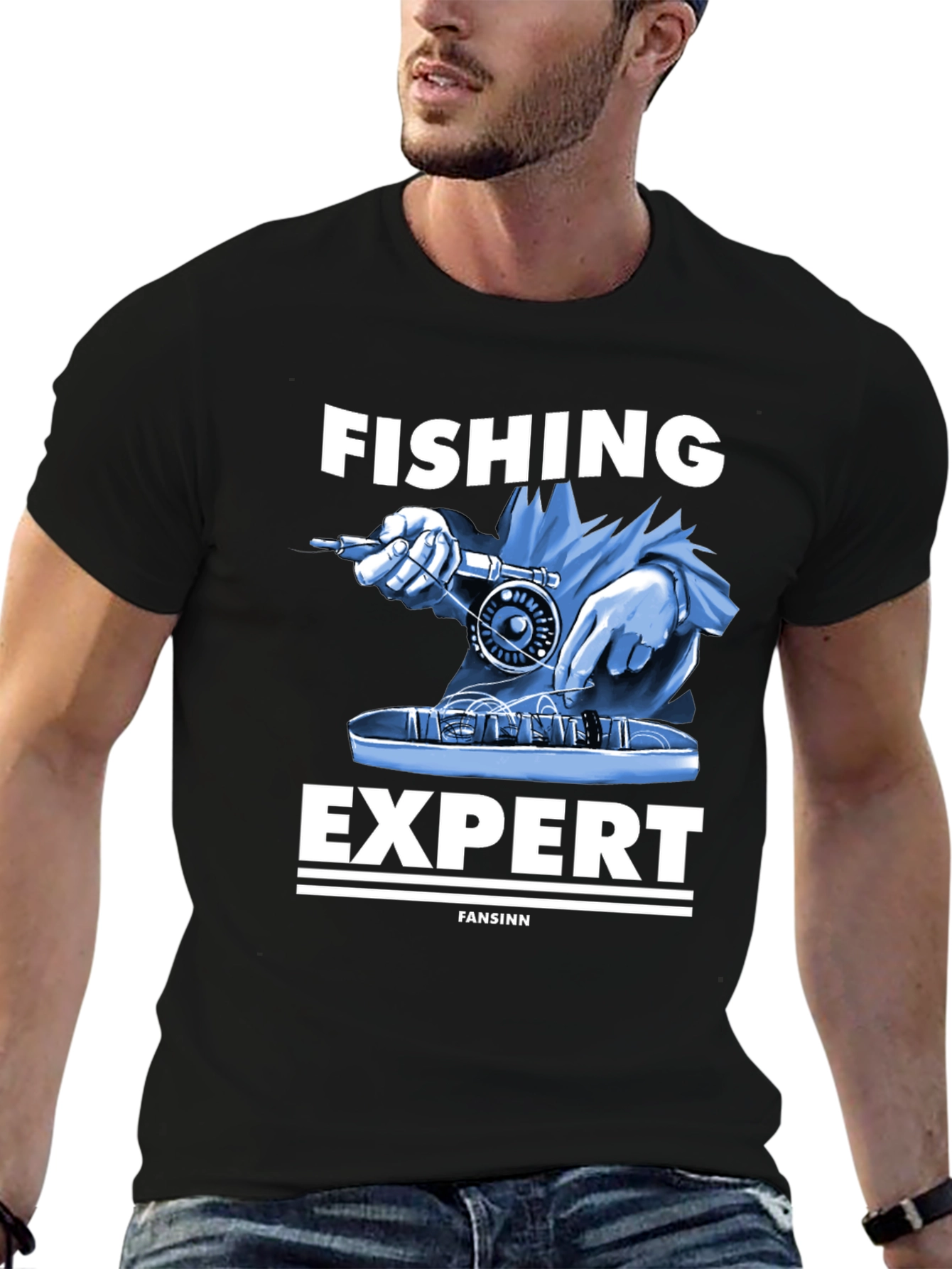 Fishing Expert Graphic Tee - Fly Fishing Design