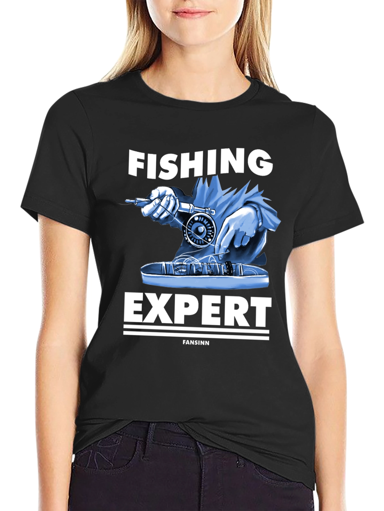 Fishing Expert Graphic Tee - Fly Fishing Design