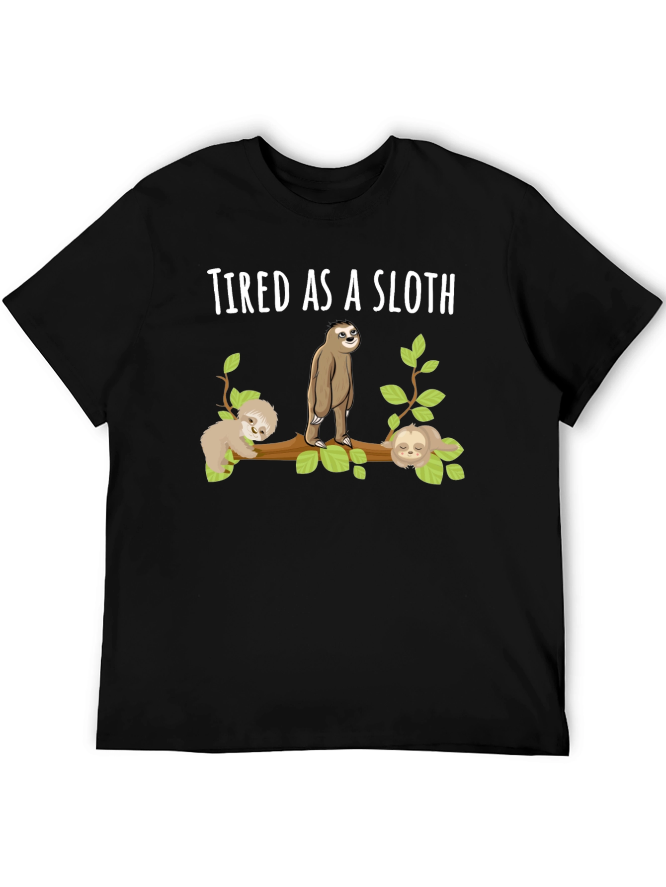 Tired As A Sloth T-Shirt Funny Sloth Tee