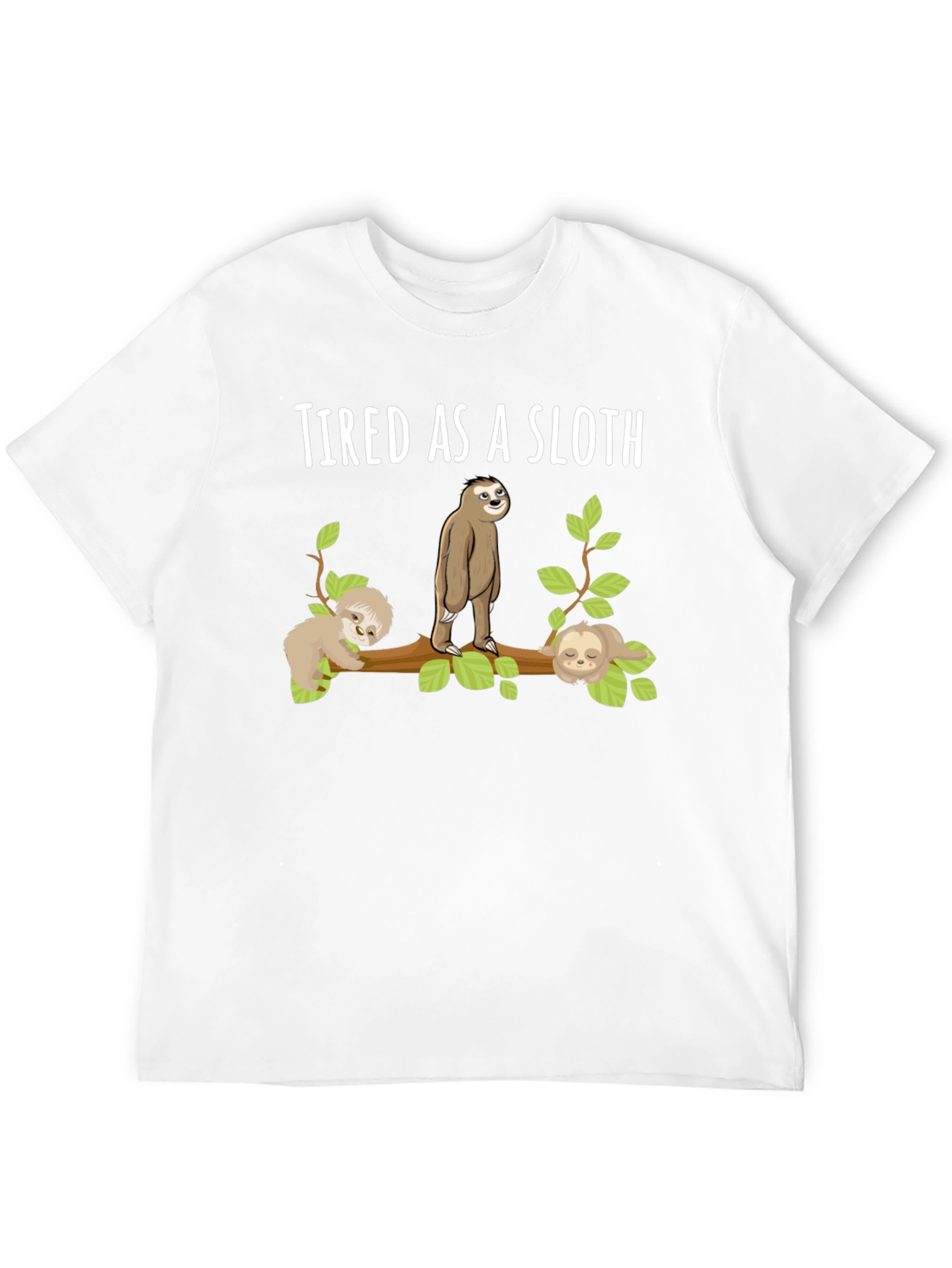 Tired As A Sloth T-Shirt Funny Sloth Tee