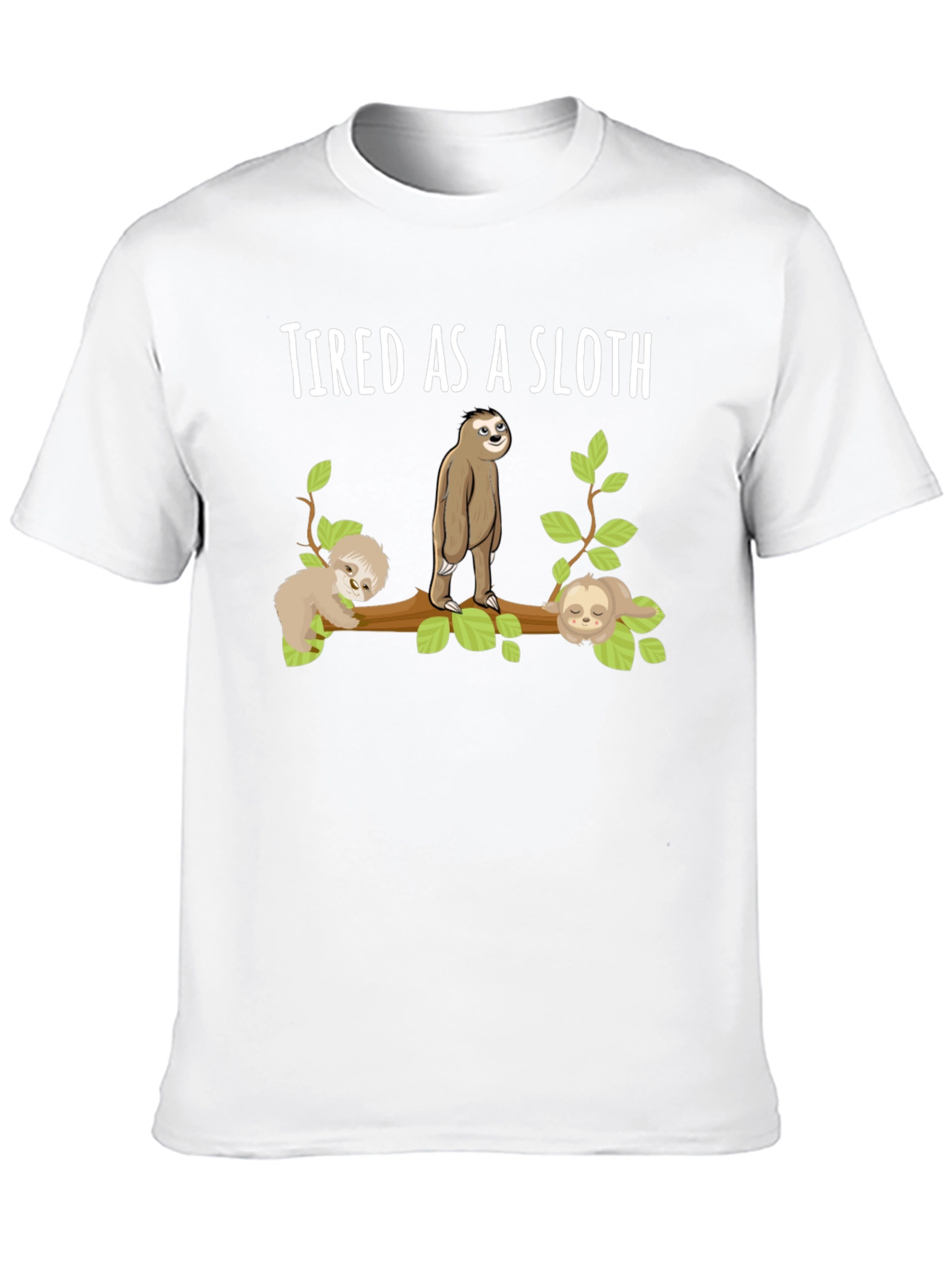Tired As A Sloth T-Shirt Funny Sloth Tee