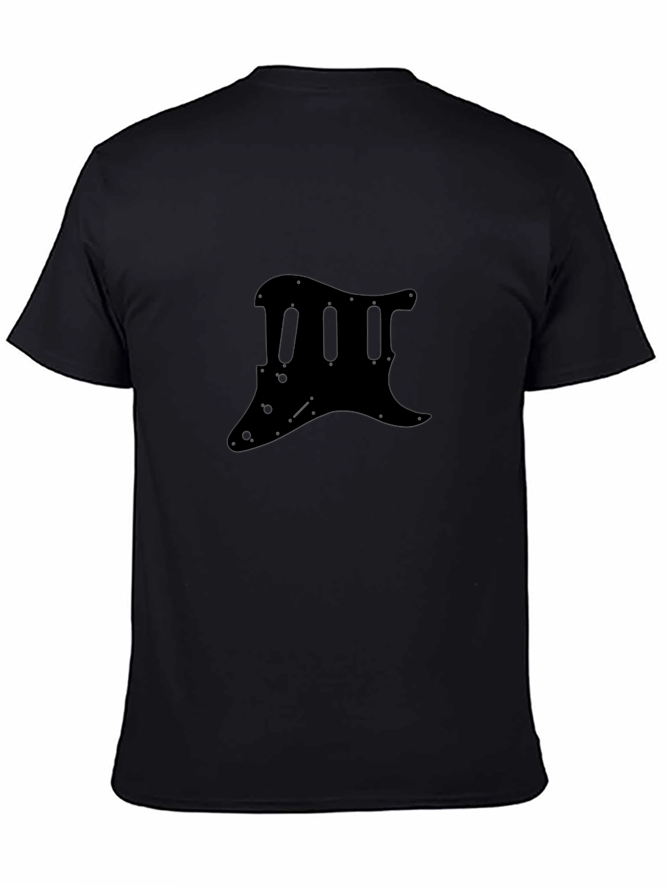Guitar Pickguard Graphic Tee - Black