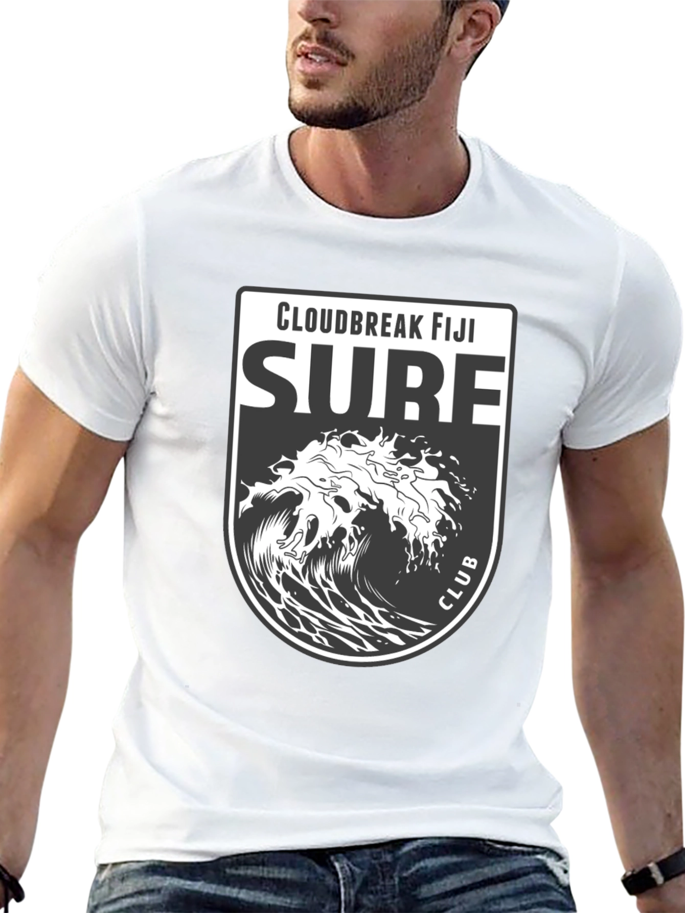 Cloudbreak Fiji Surf Club Black T-Shirt