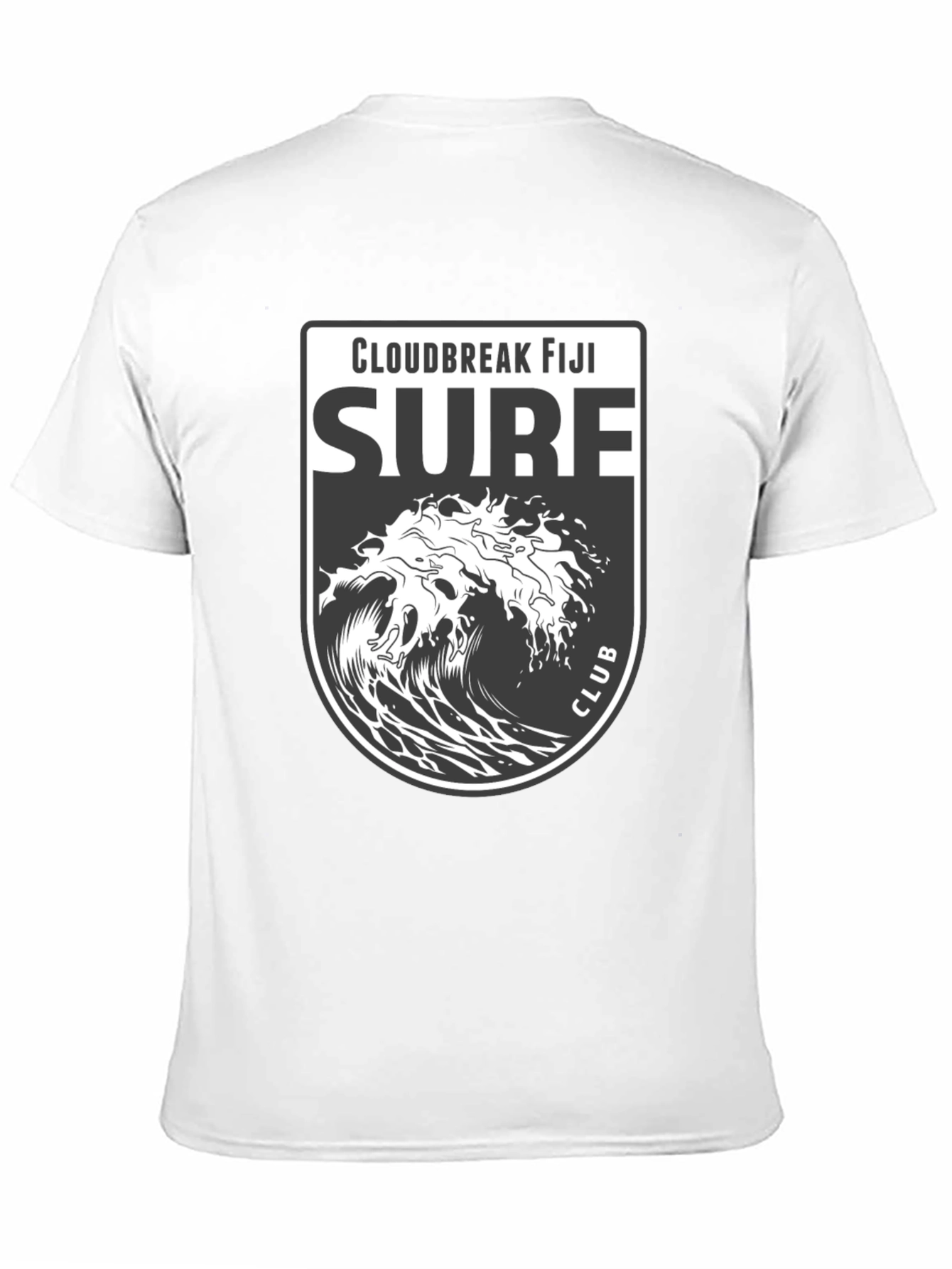 Cloudbreak Fiji Surf Club Black T-Shirt