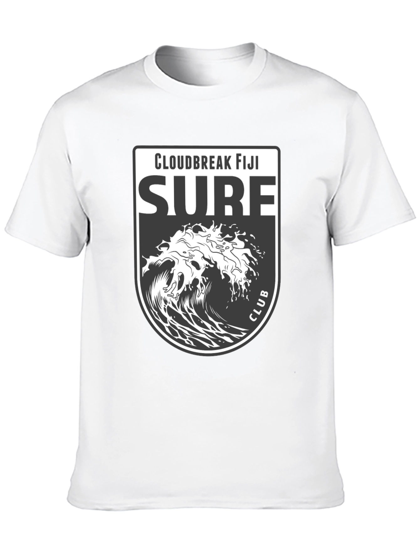 Cloudbreak Fiji Surf Club Black T-Shirt