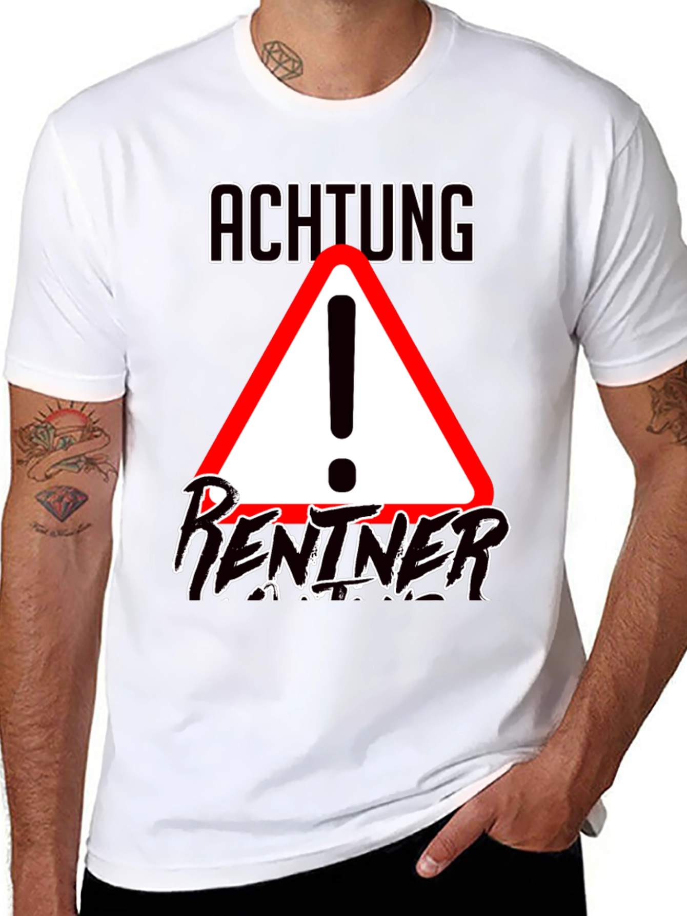 Achtung Rentner T-Shirt