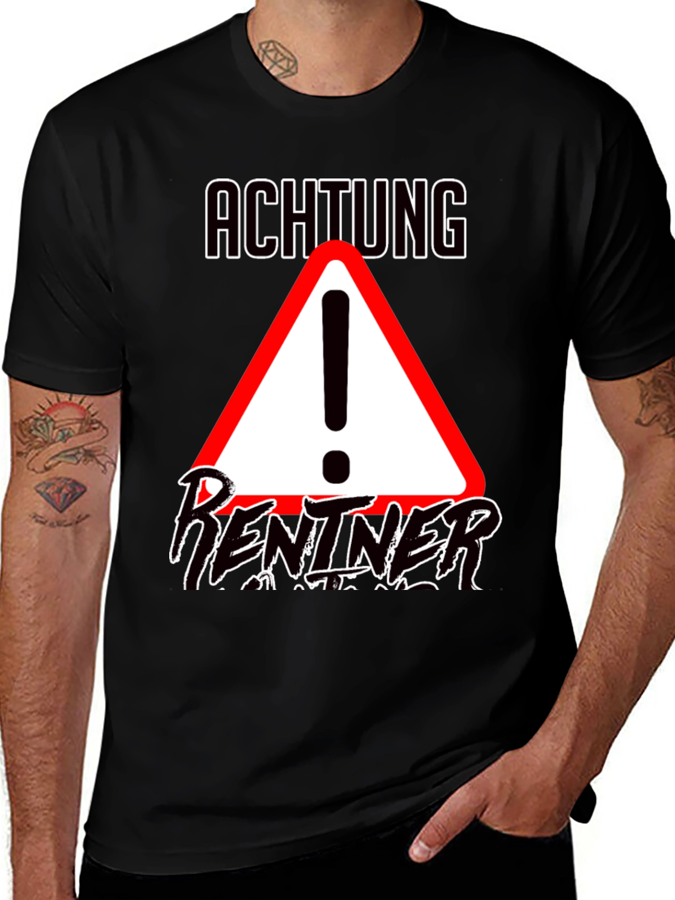 Achtung Rentner T-Shirt