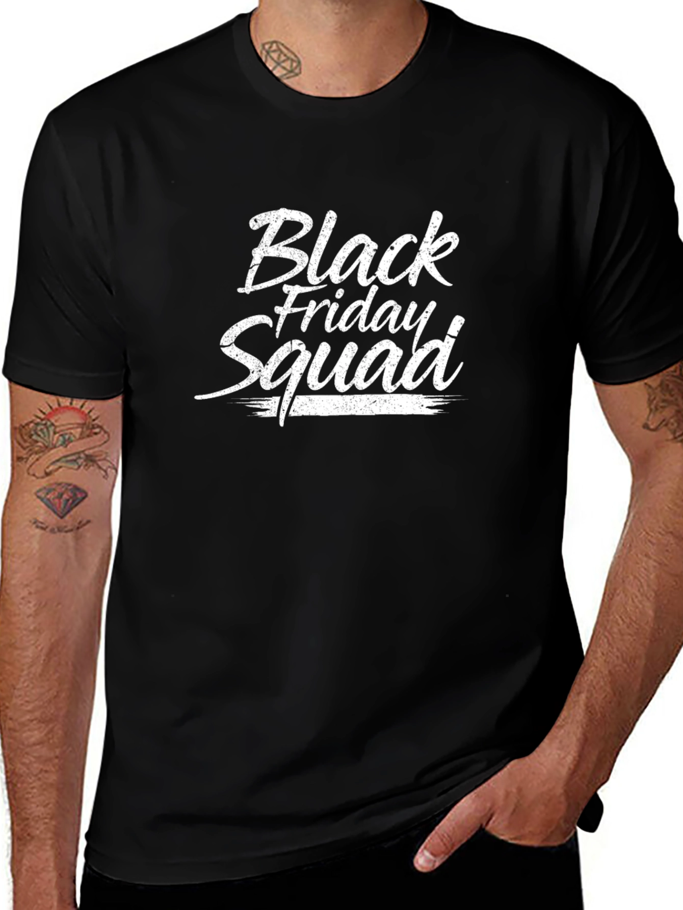 Black Friday Squad Graphic Tee - Trendy Gift!