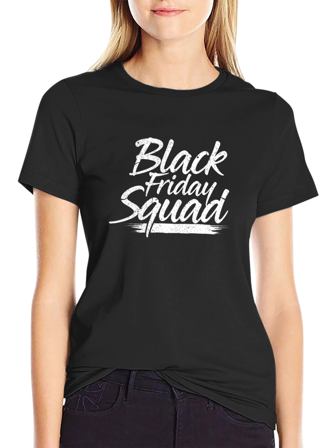 Black Friday Squad Graphic Tee - Trendy Gift!