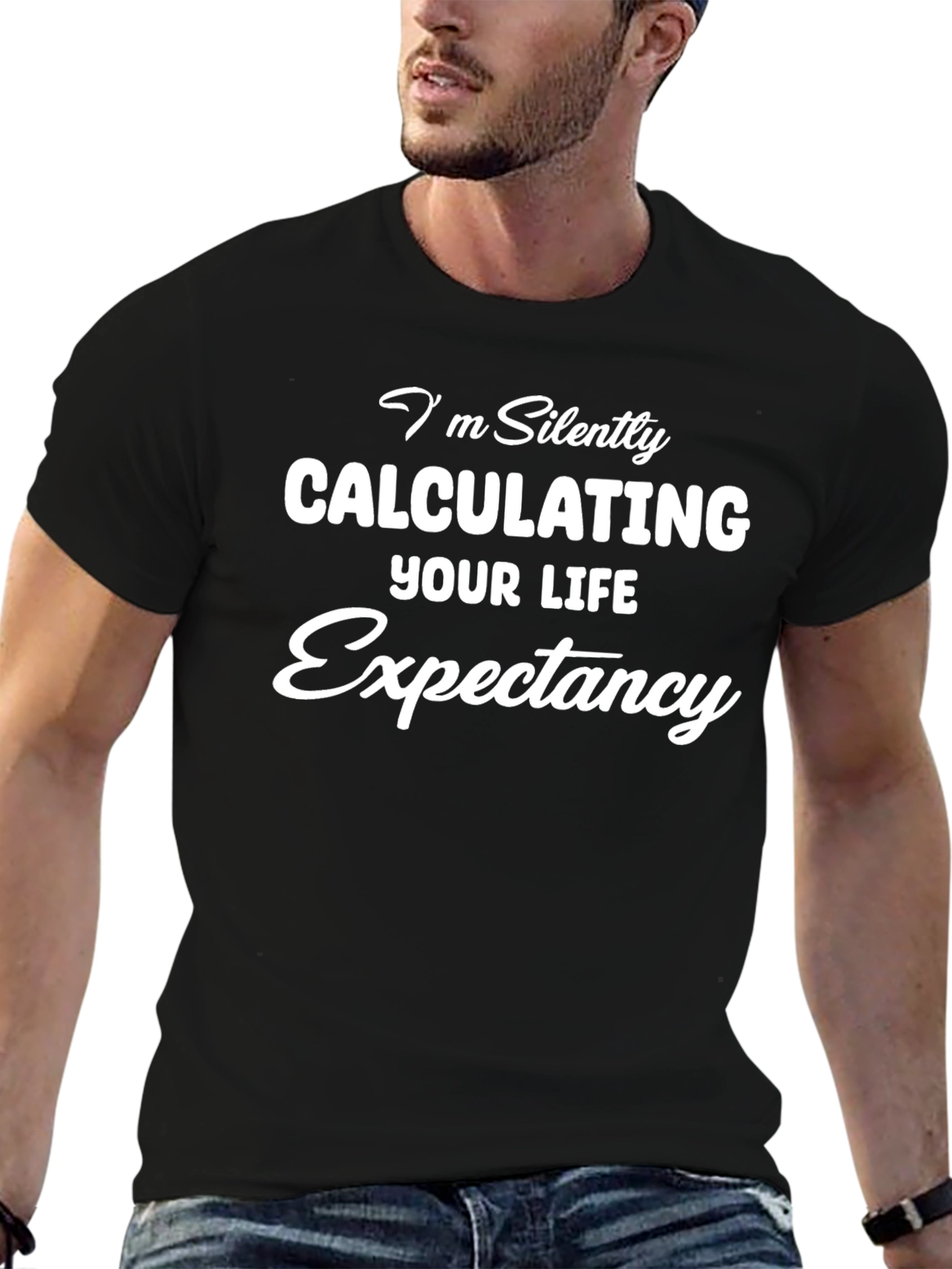 Calculating Your Life Expectancy Novelty T-Shirt