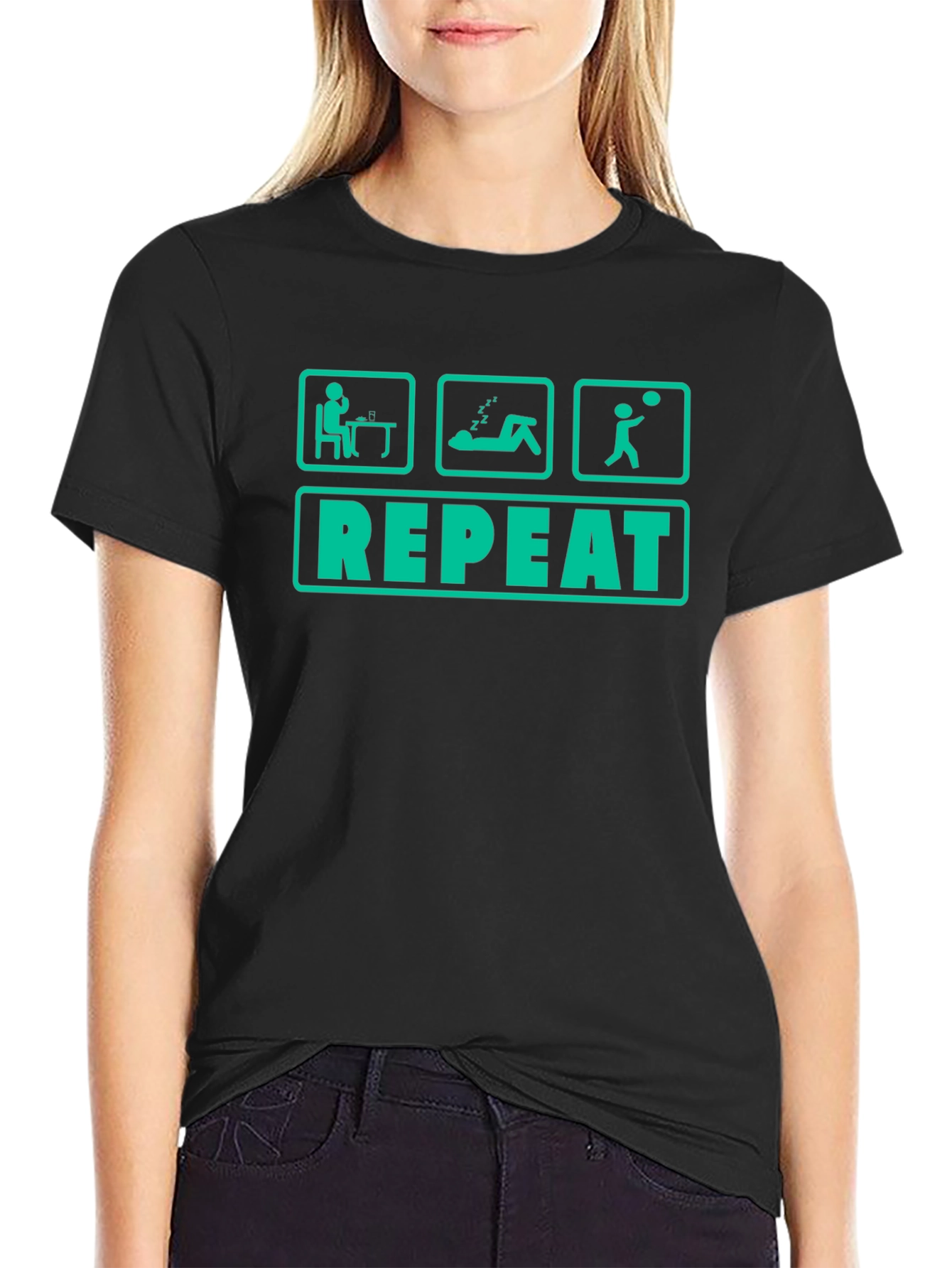 Eat Sleep Bowl Repeat T-Shirt