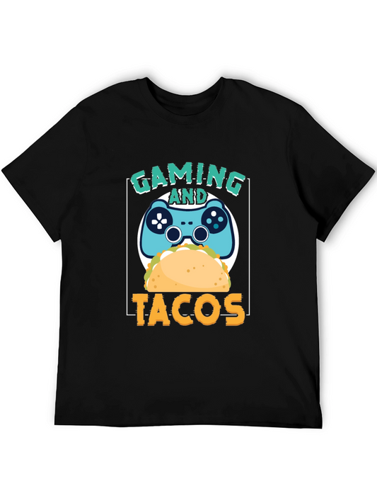 Gaming and Tacos Graphic T-Shirt