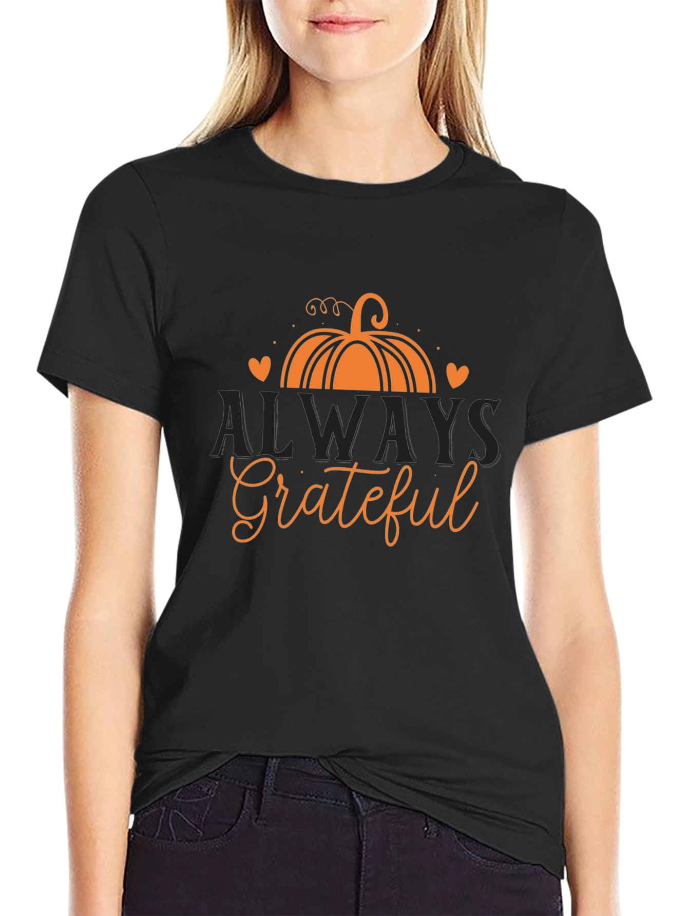 Always Grateful Pumpkin T-Shirt