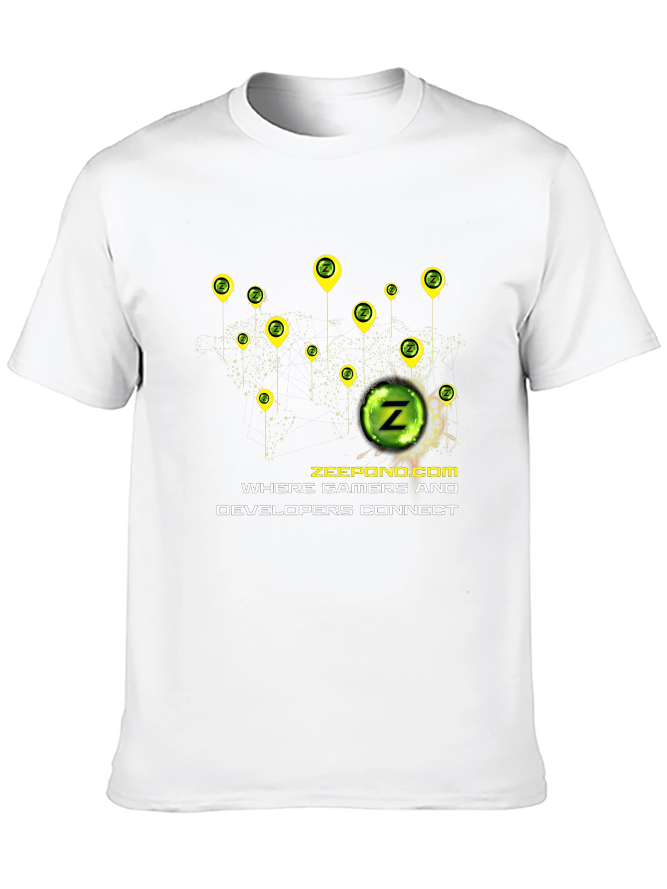 Zeepond Gamer Developer Connect Black T-Shirt