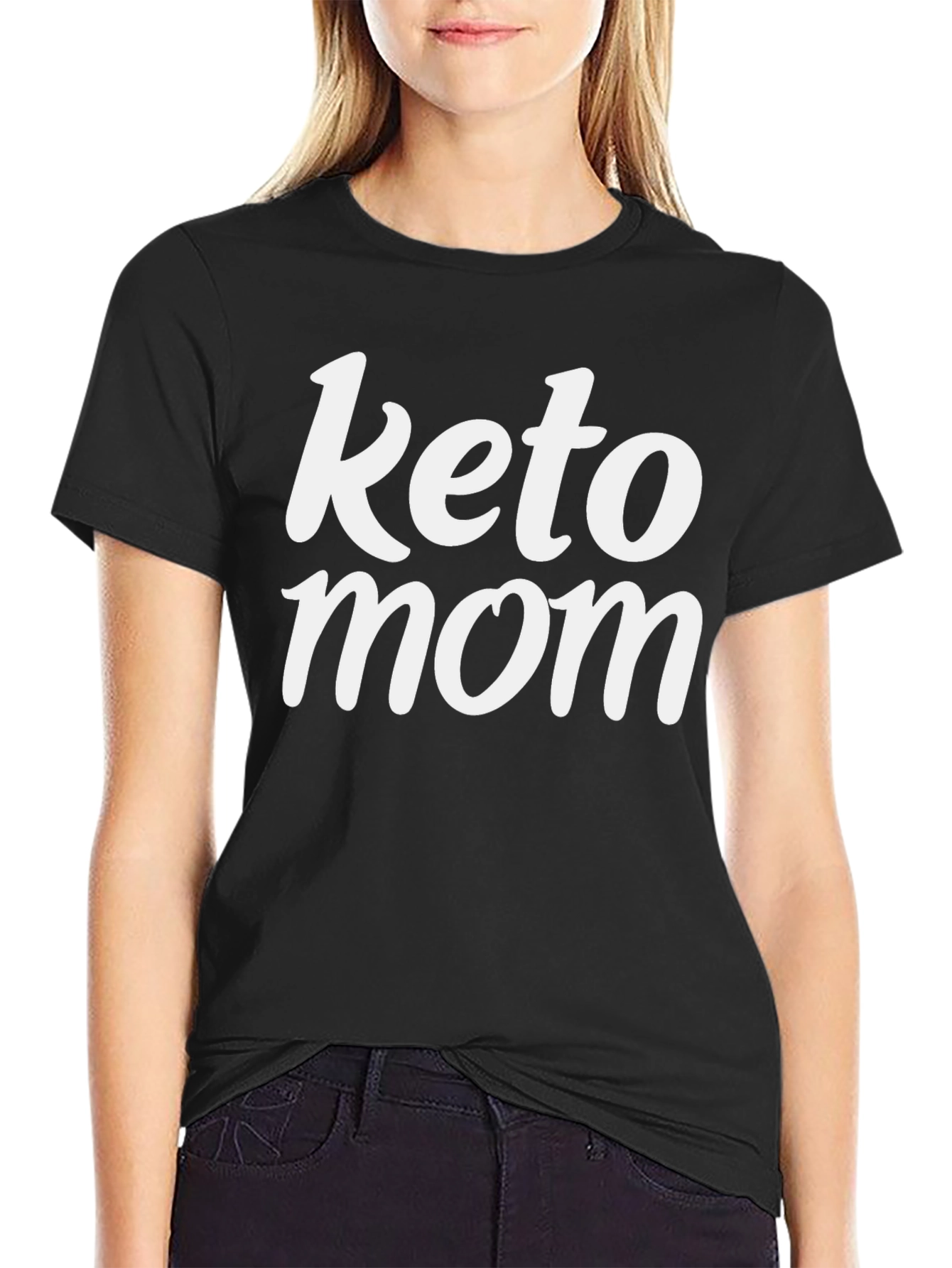 Keto Mom Black Graphic Tee