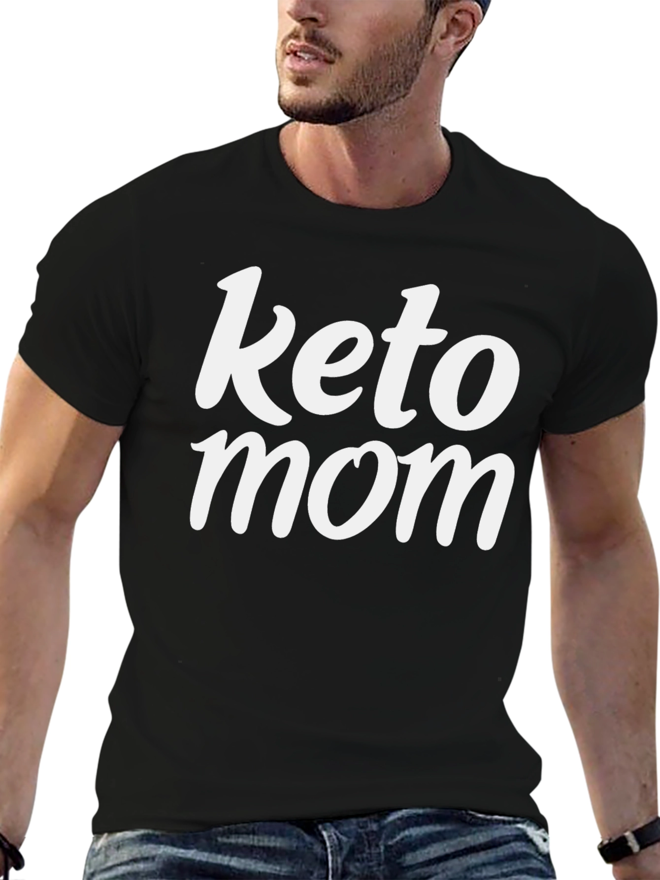 Keto Mom Black Graphic Tee