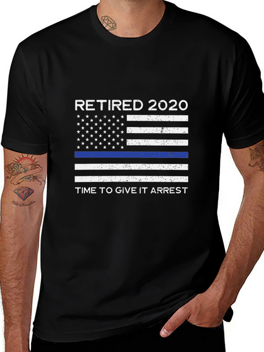 Retired 2020 Thin Blue Line T-Shirt