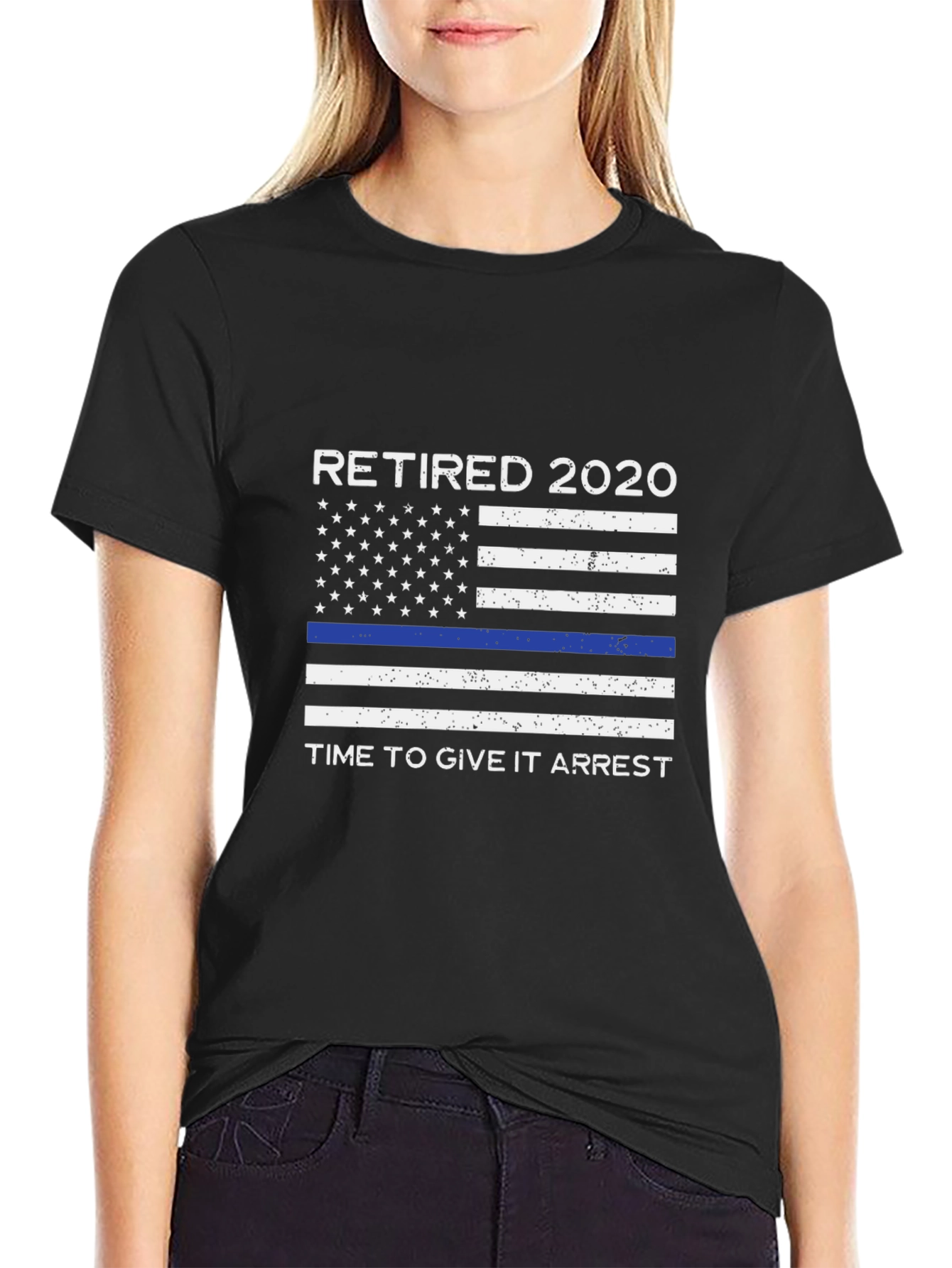 Retired 2020 Thin Blue Line T-Shirt
