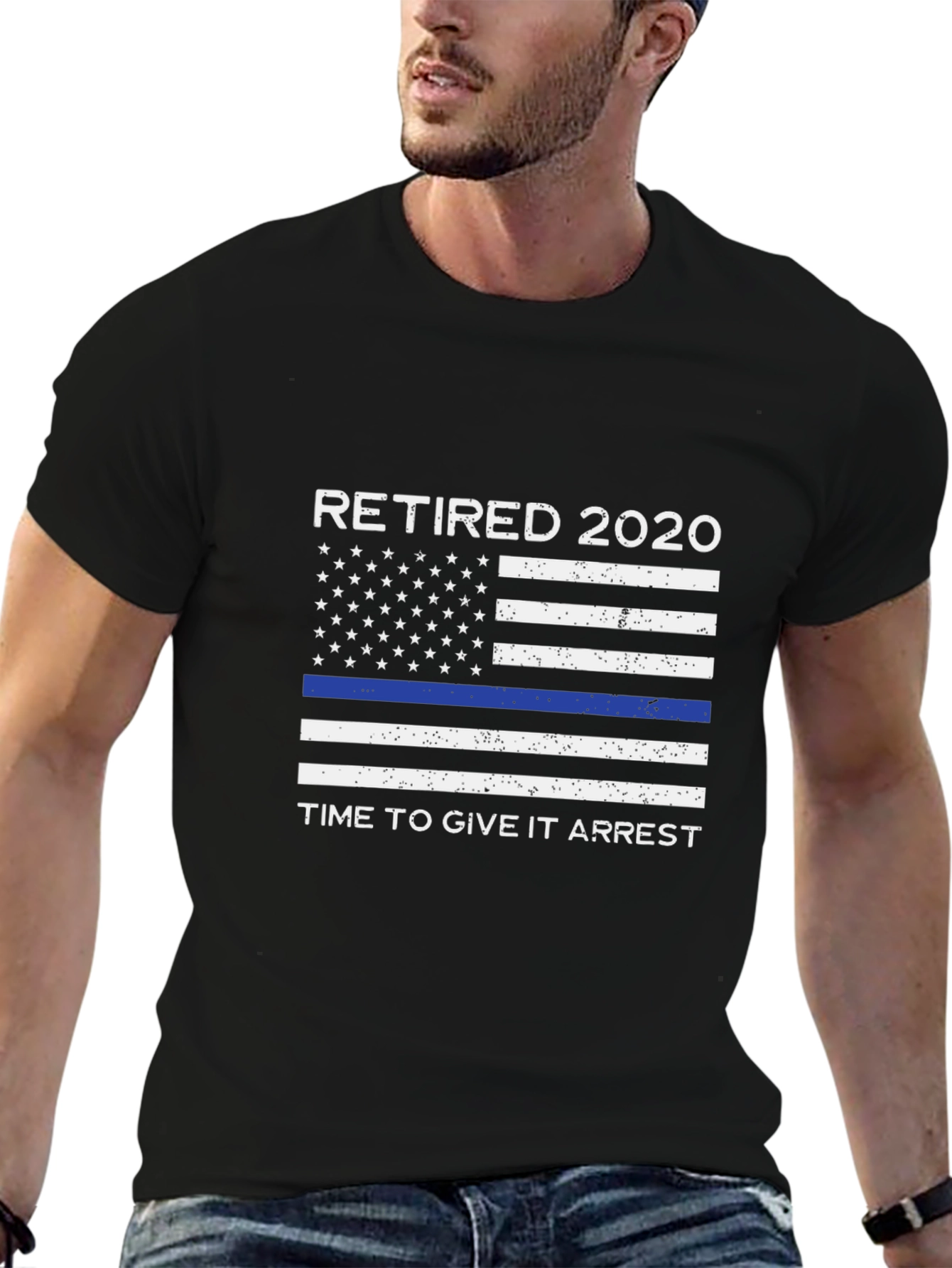 Retired 2020 Thin Blue Line T-Shirt