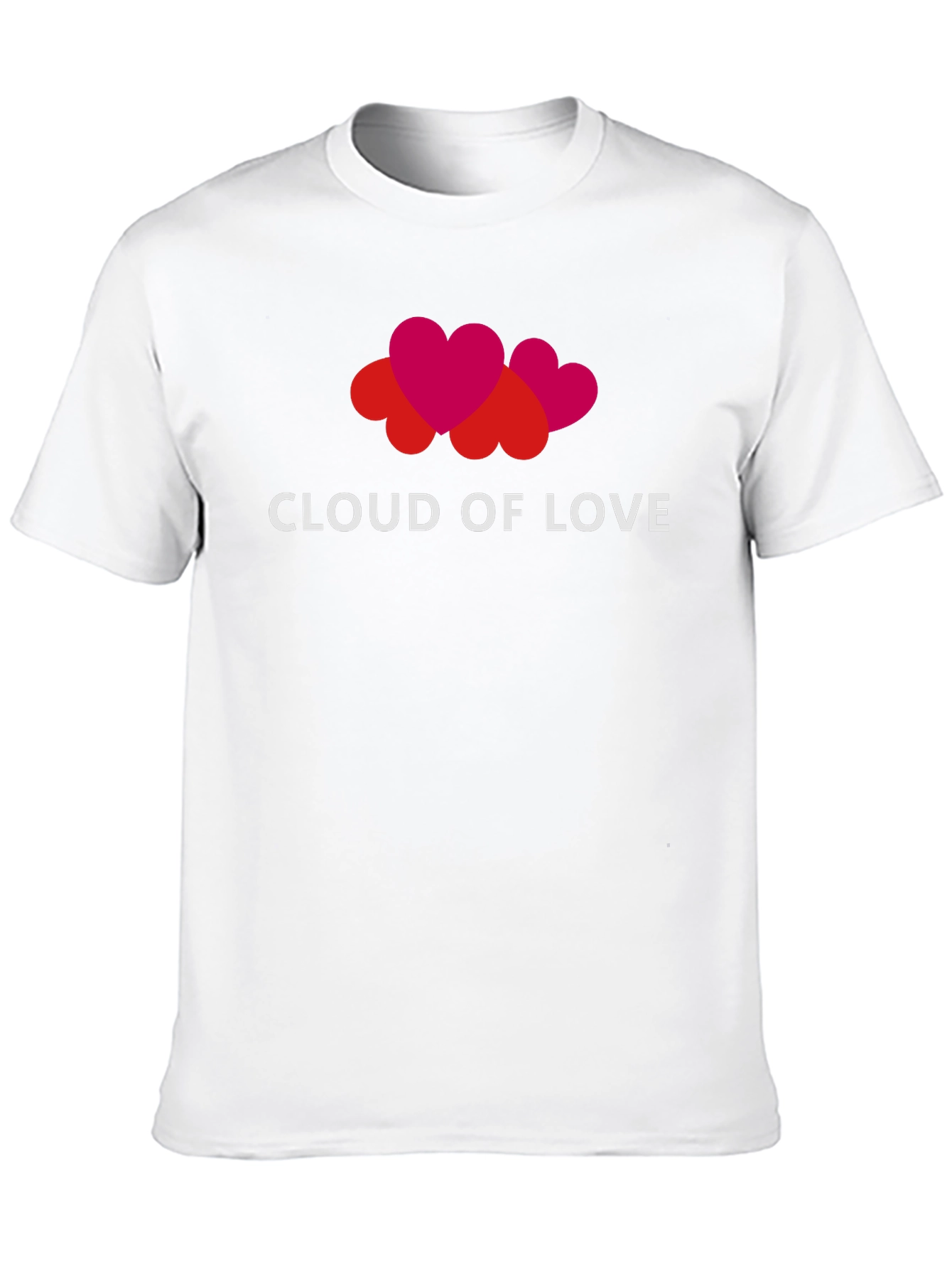 Cloud of Love Graphic Tee - Black Cotton Shirt