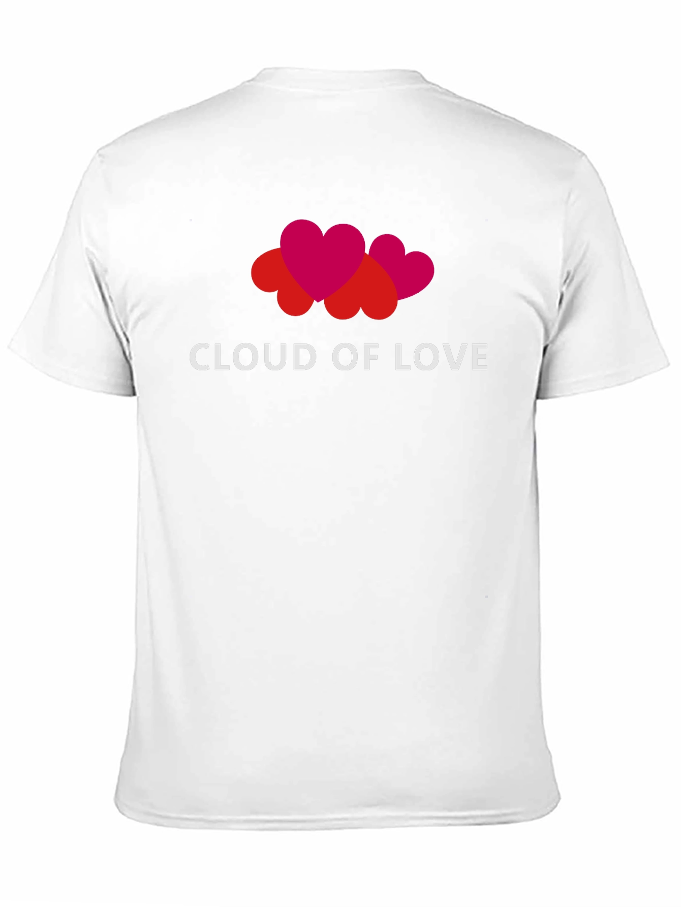 Cloud of Love Graphic Tee - Black Cotton Shirt