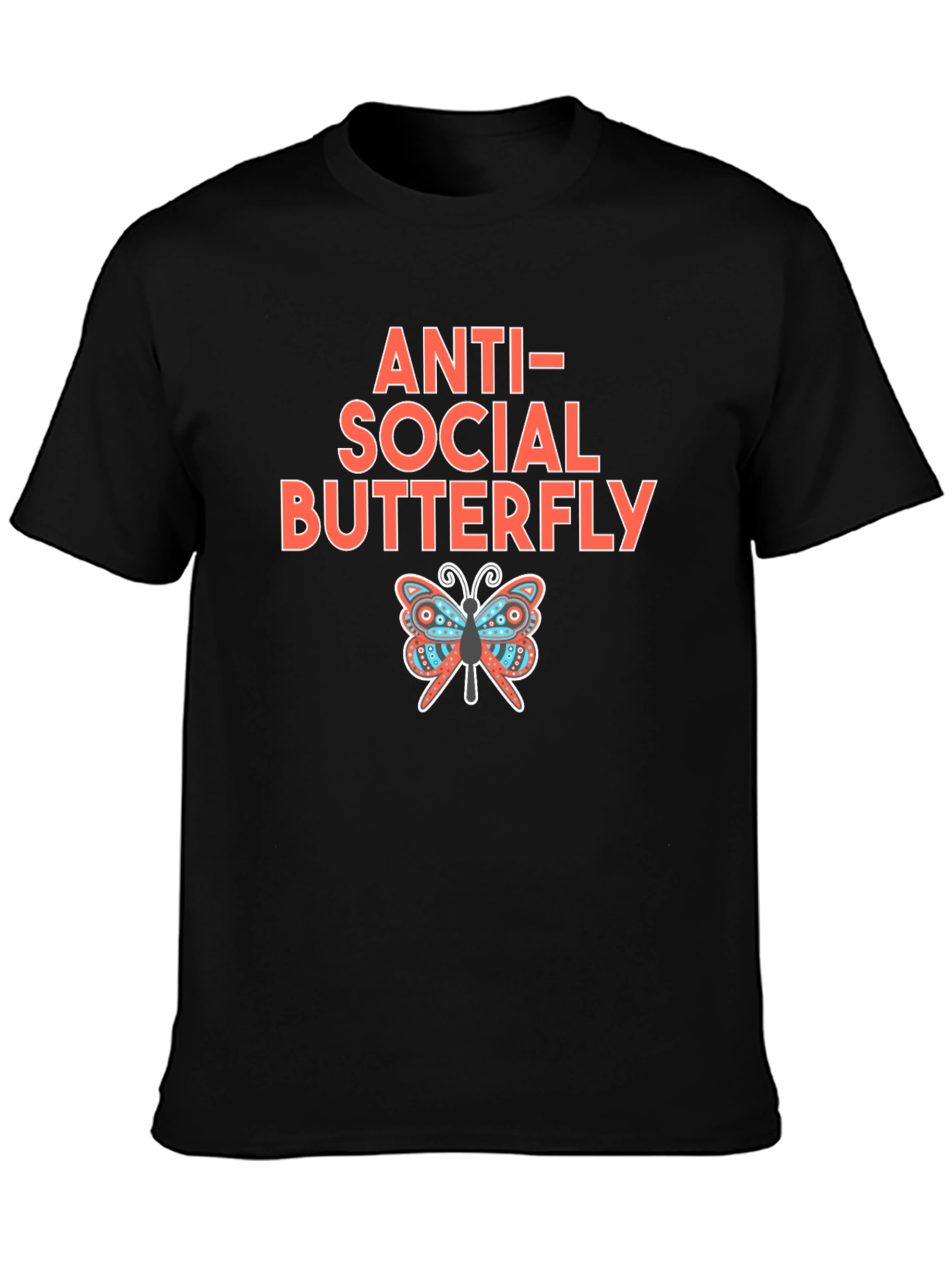 Anti-Social Butterfly Graphic Tee