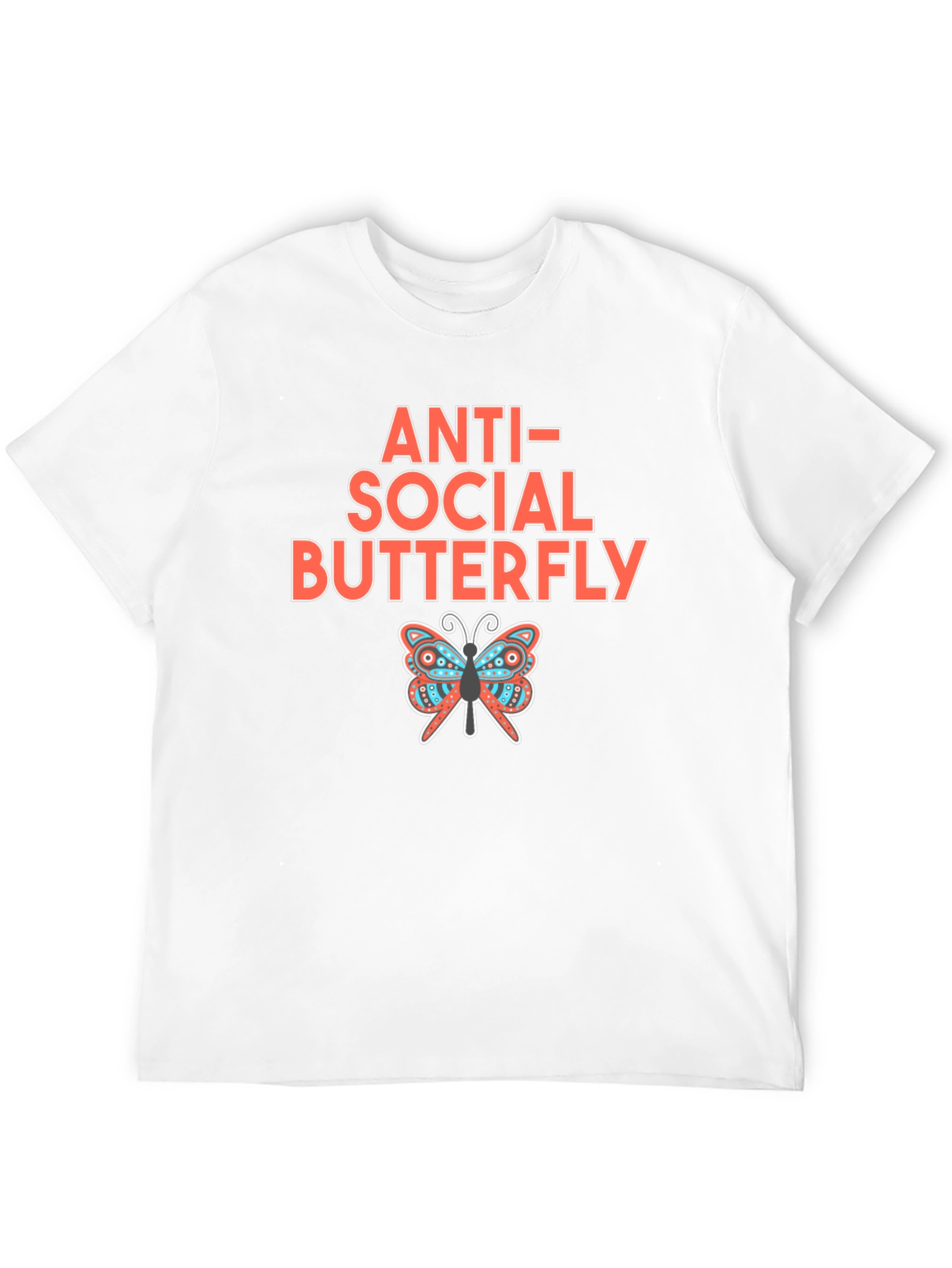 Anti-Social Butterfly Graphic Tee