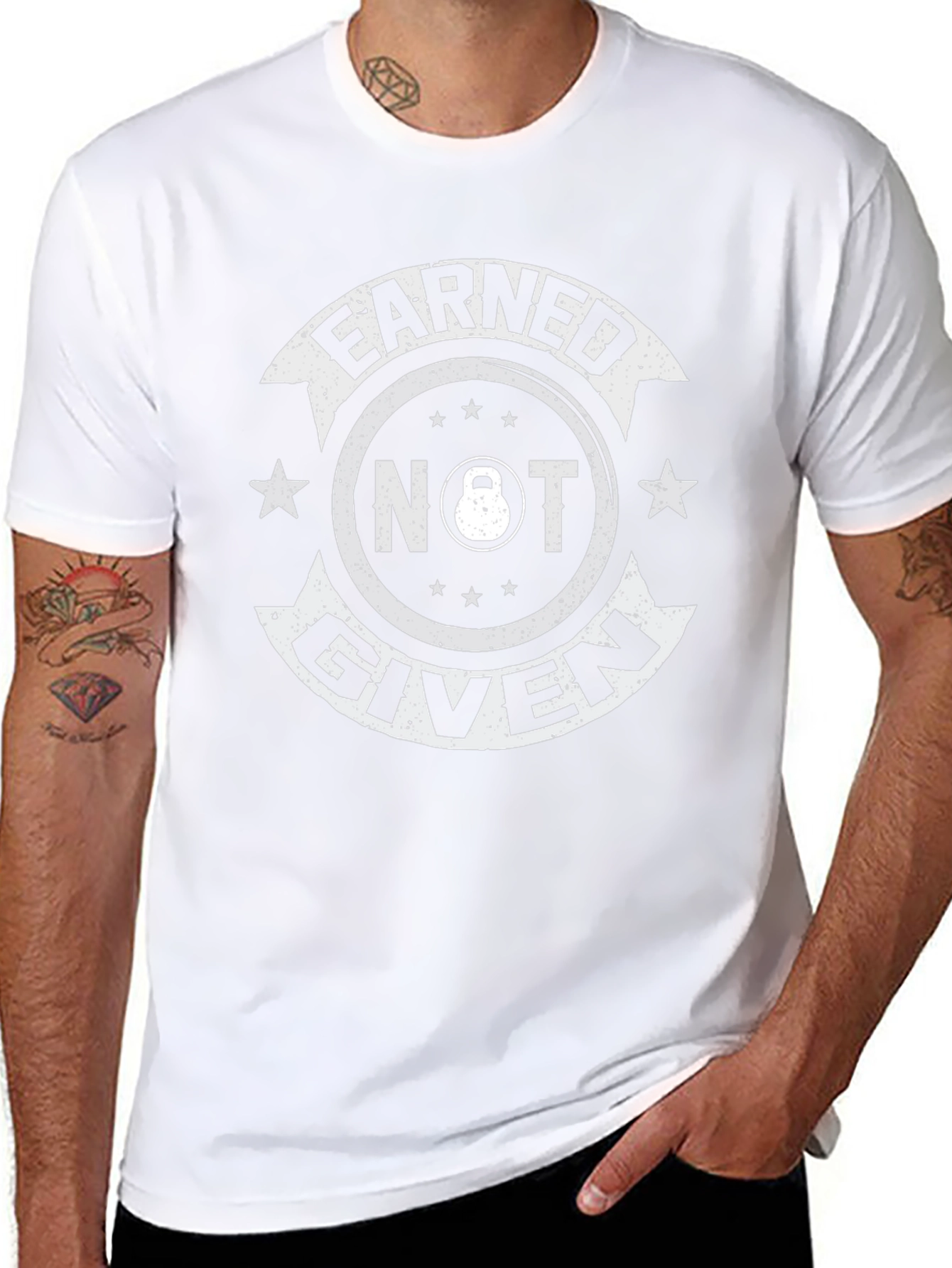 Earned Not Given Black T-Shirt
