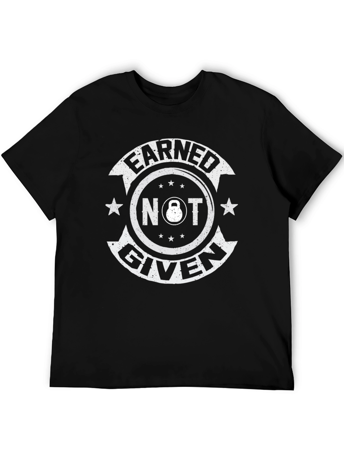 Earned Not Given Black T-Shirt