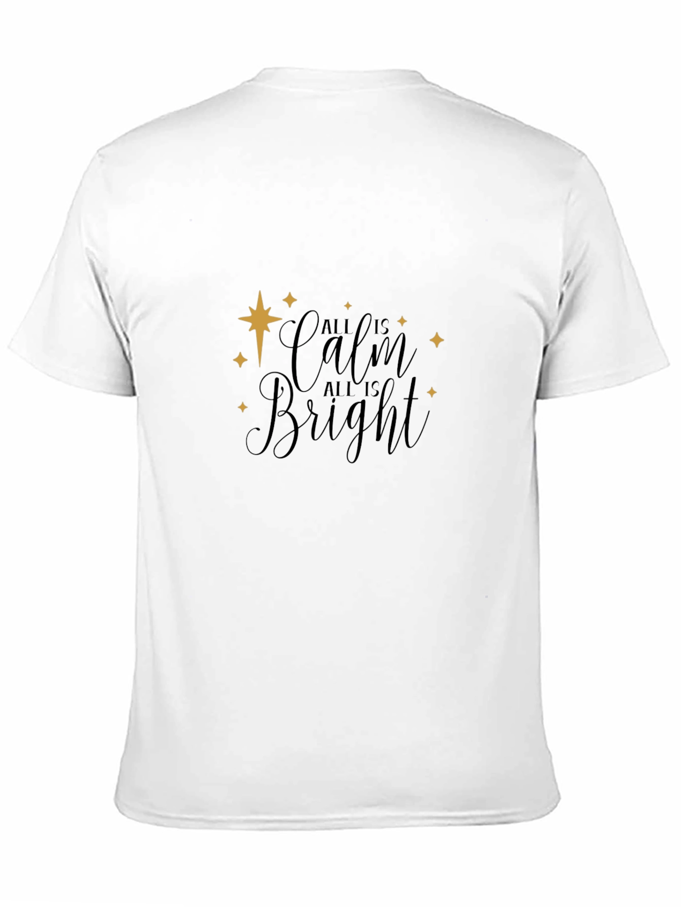All is Calm Black Graphic Tee