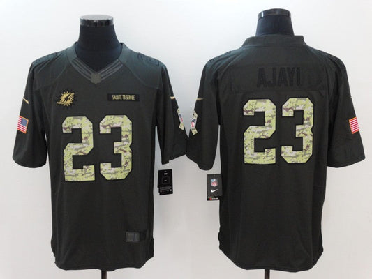 Men's Miami Dolphins Jay Ajayi #23 Black Game Player Jerseys