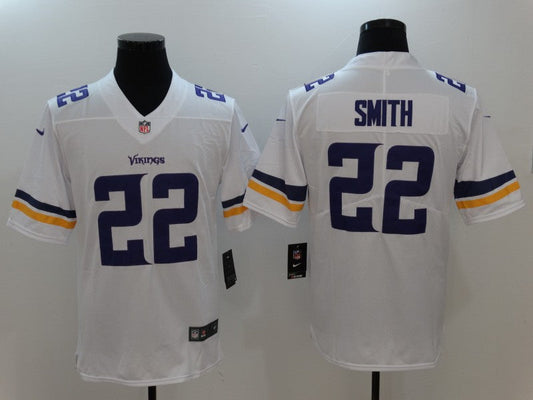 Men's Minnesota Vikings Harrison Smith #22 White Game Jerseys
