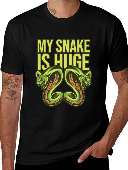 My Snake Is Huge Graphic Tee