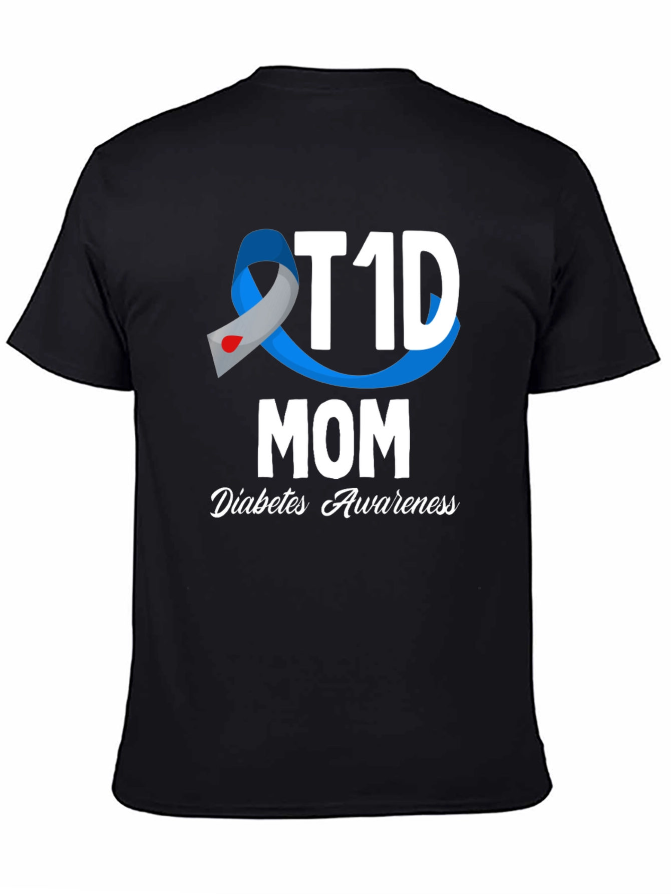 T1D Mom Diabetes Awareness Graphic Tee