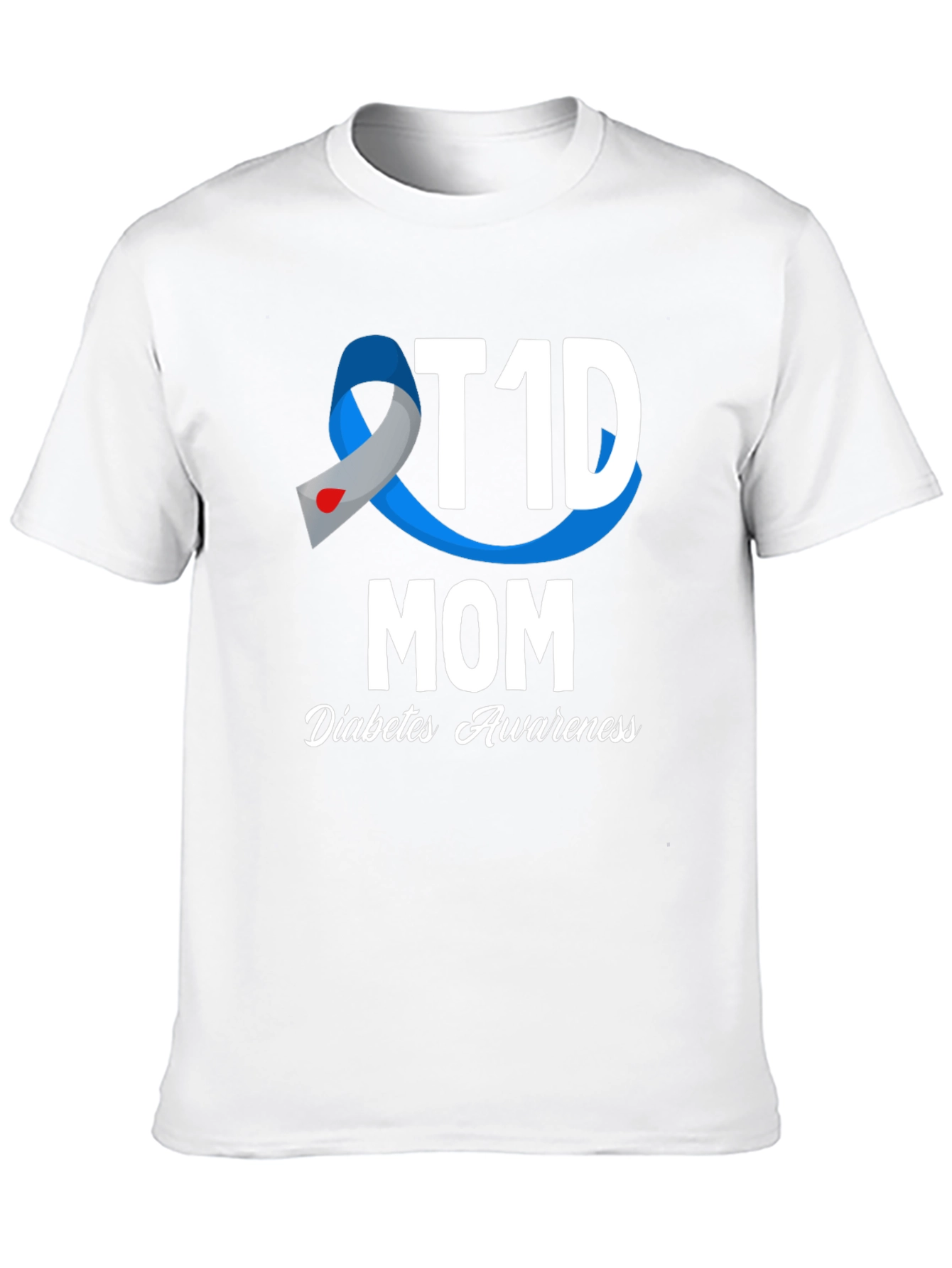T1D Mom Diabetes Awareness Graphic Tee