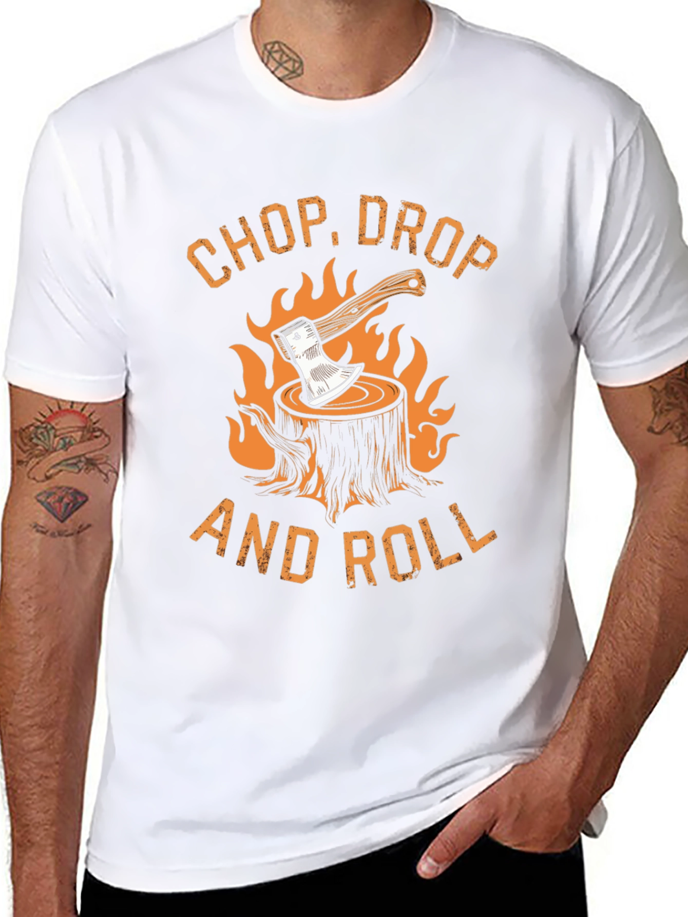 Chop Drop and Roll Graphic Tee