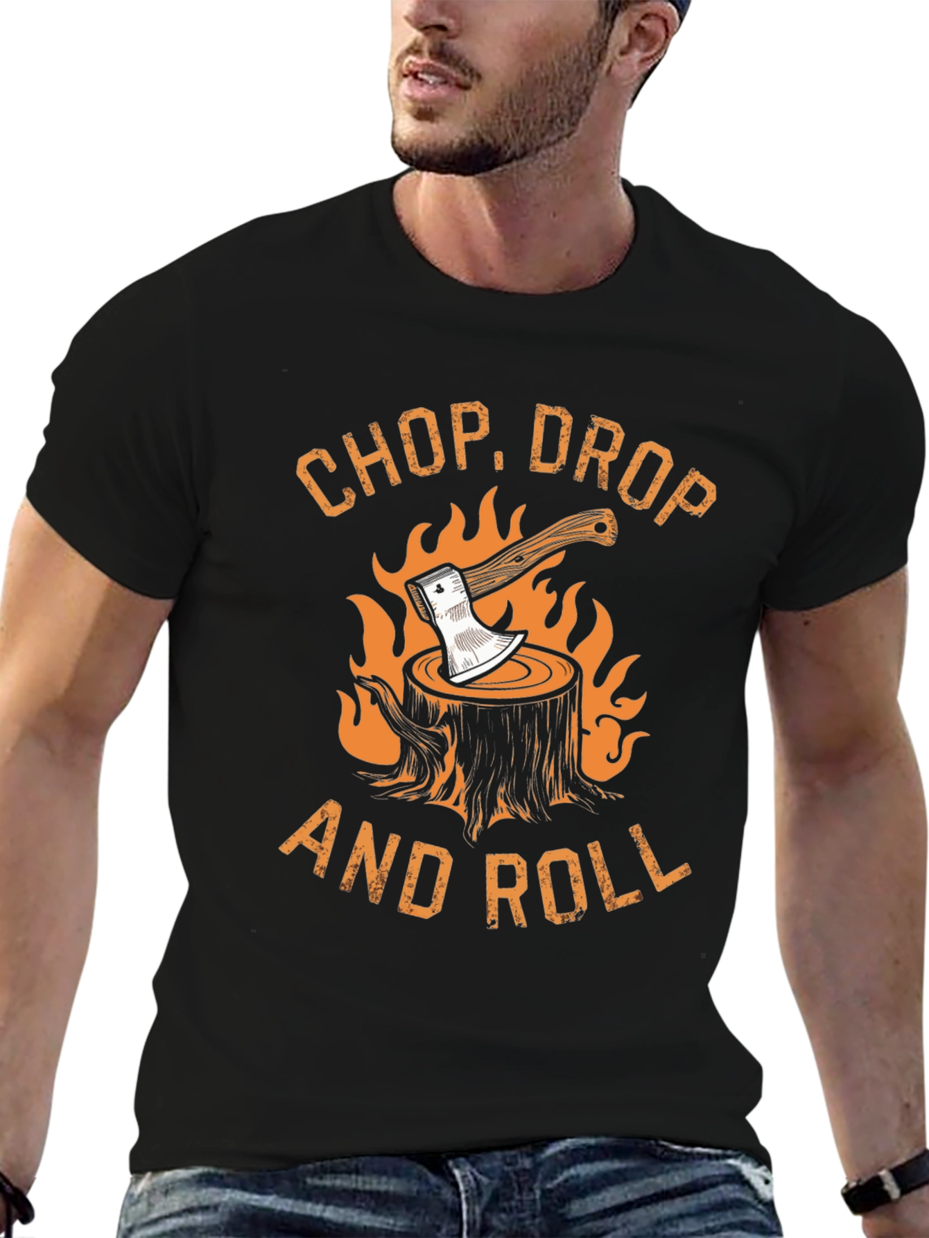 Chop Drop and Roll Graphic Tee